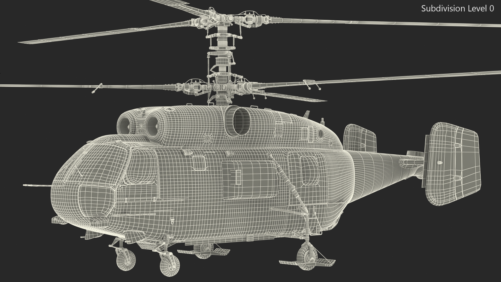 3D model Kamov KA-32 Firefighting Helicopter