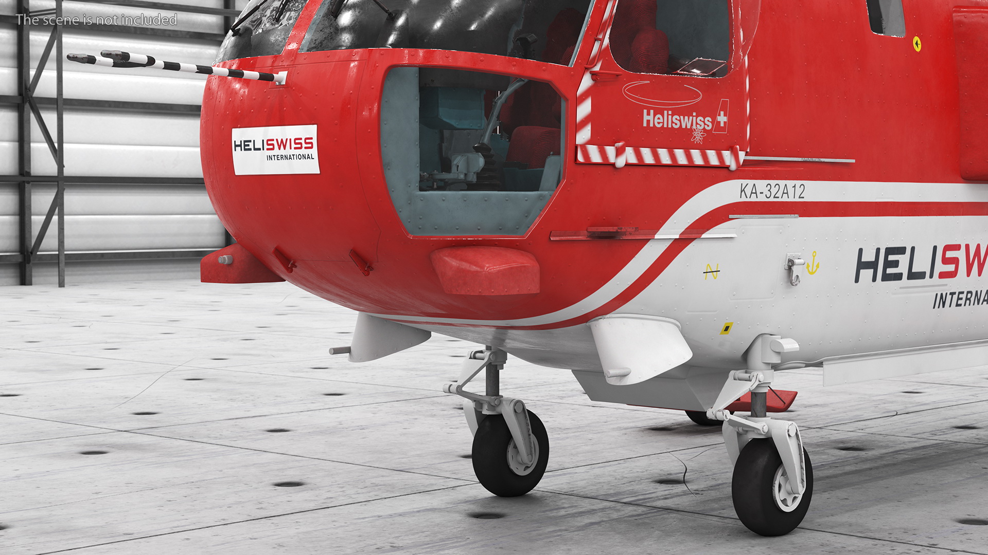 3D model Kamov KA-32 Firefighting Helicopter