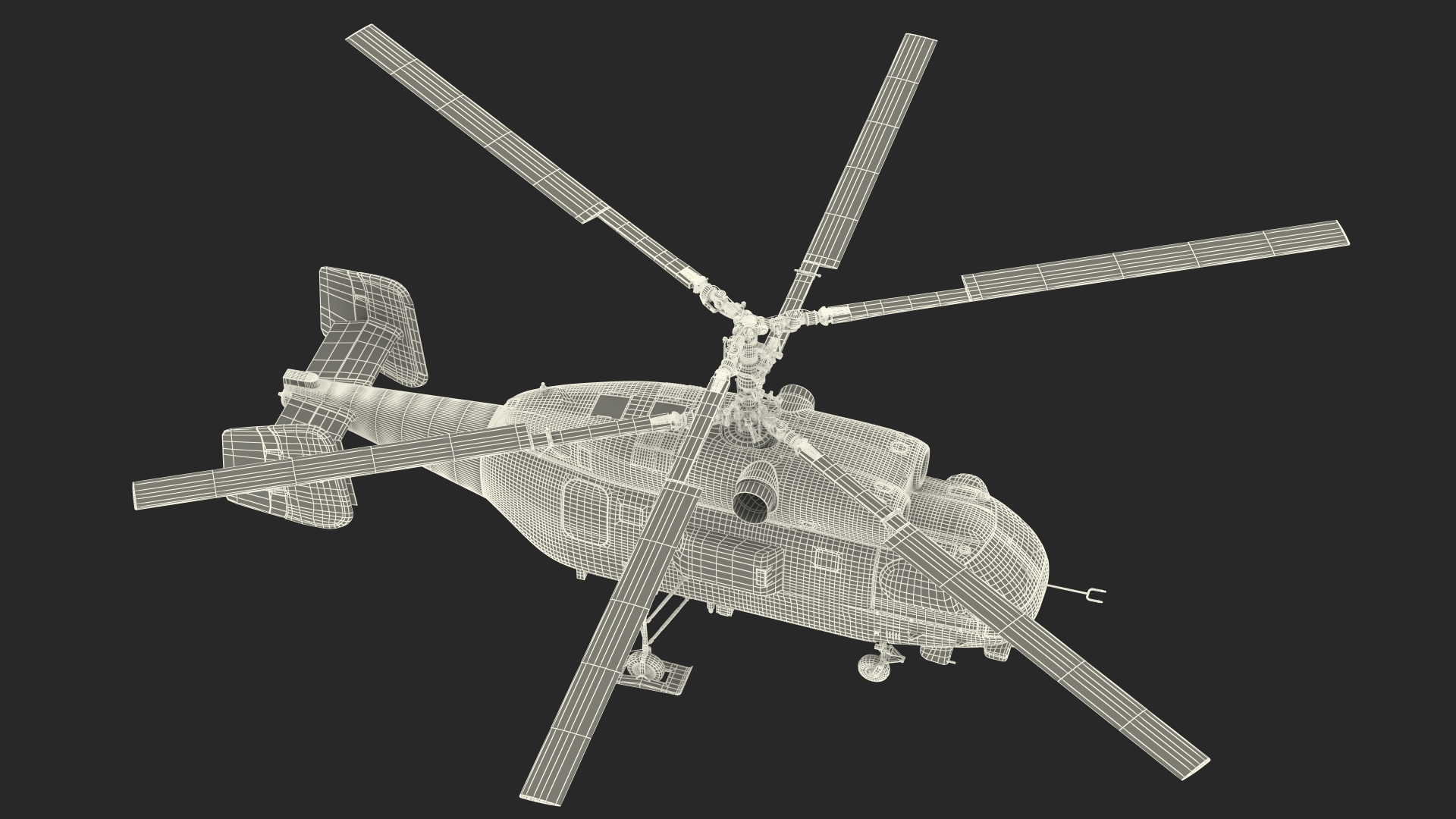 3D model Kamov KA-32 Firefighting Helicopter
