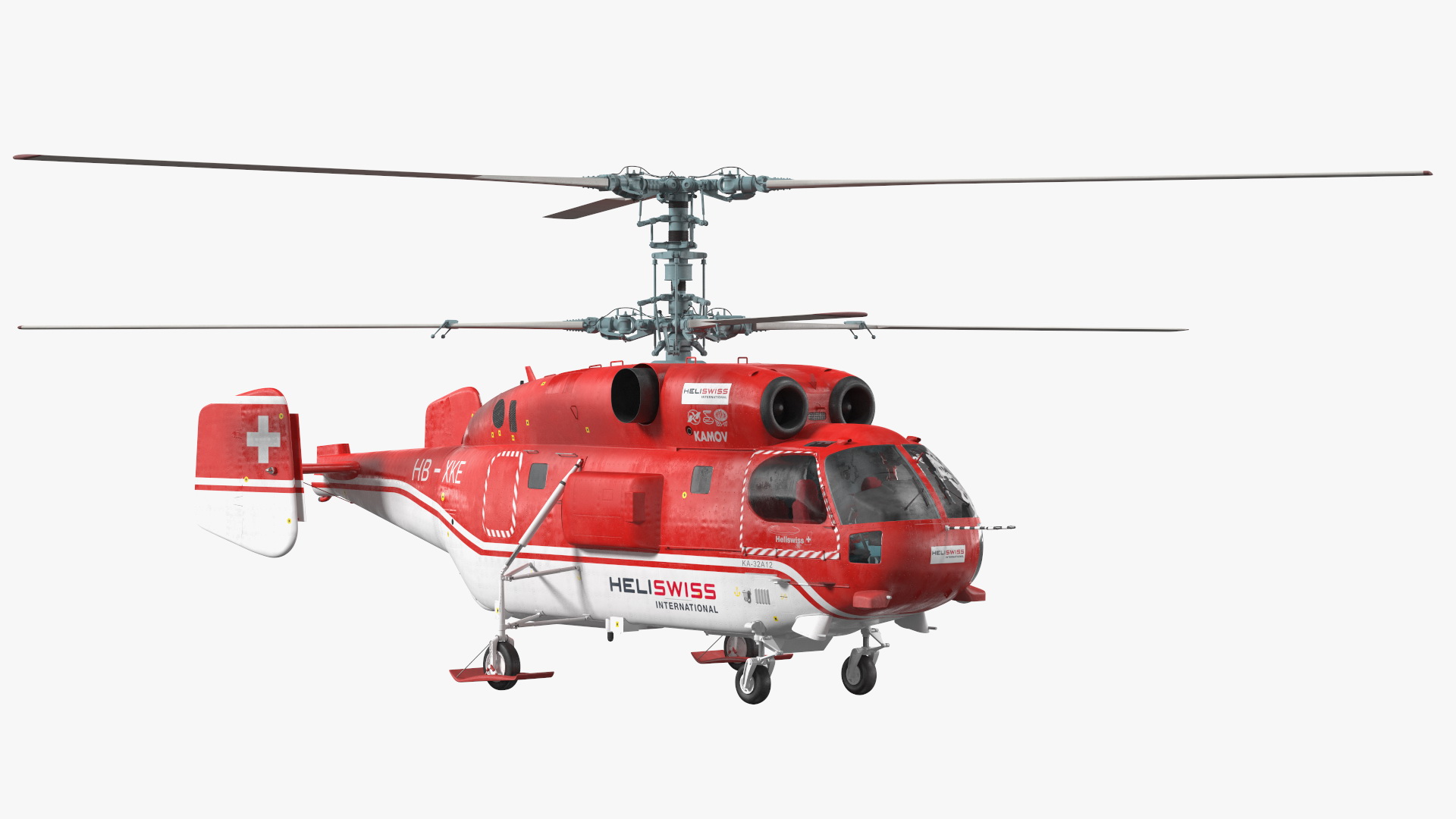 3D model Kamov KA-32 Firefighting Helicopter