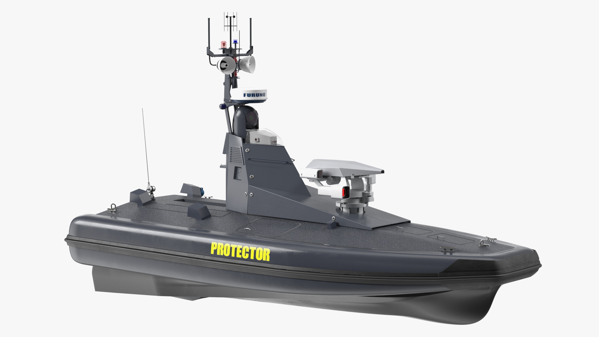 3D Protector Unmanned Surface Vehicle USV model