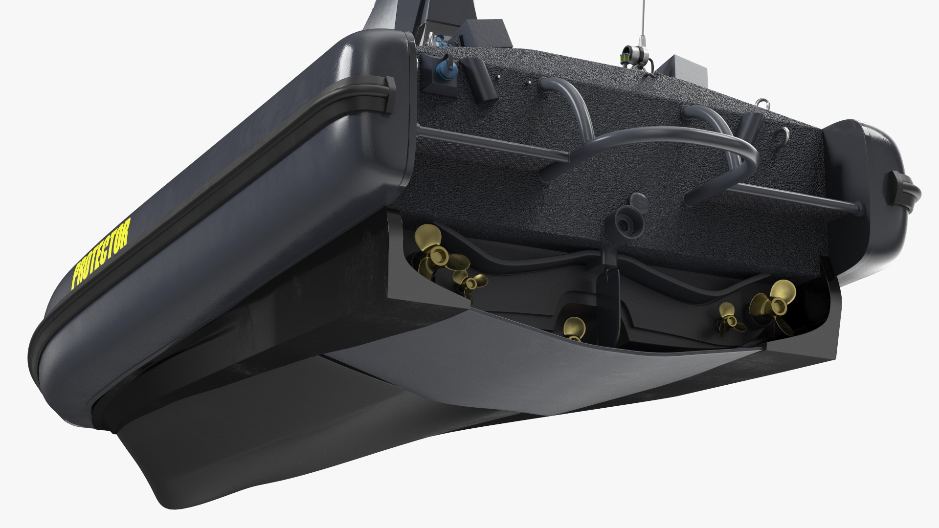 3D Protector Unmanned Surface Vehicle USV model