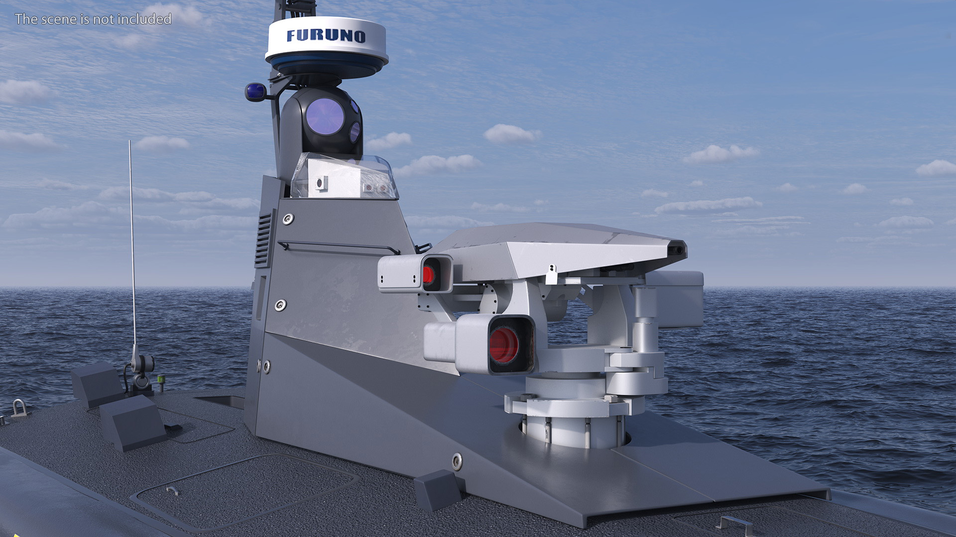 3D Protector Unmanned Surface Vehicle USV model