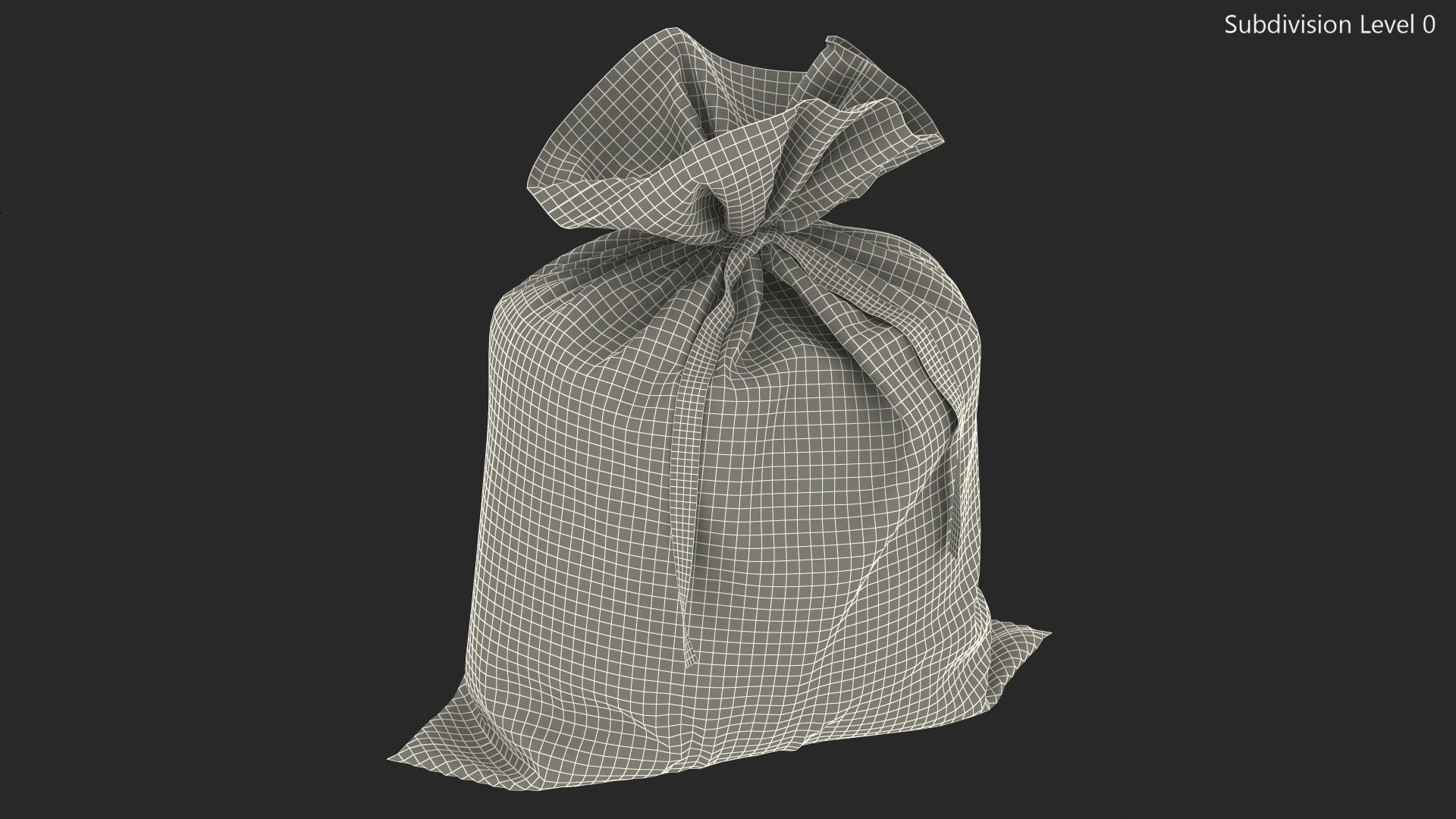 Money Bag Bitcoin 3D