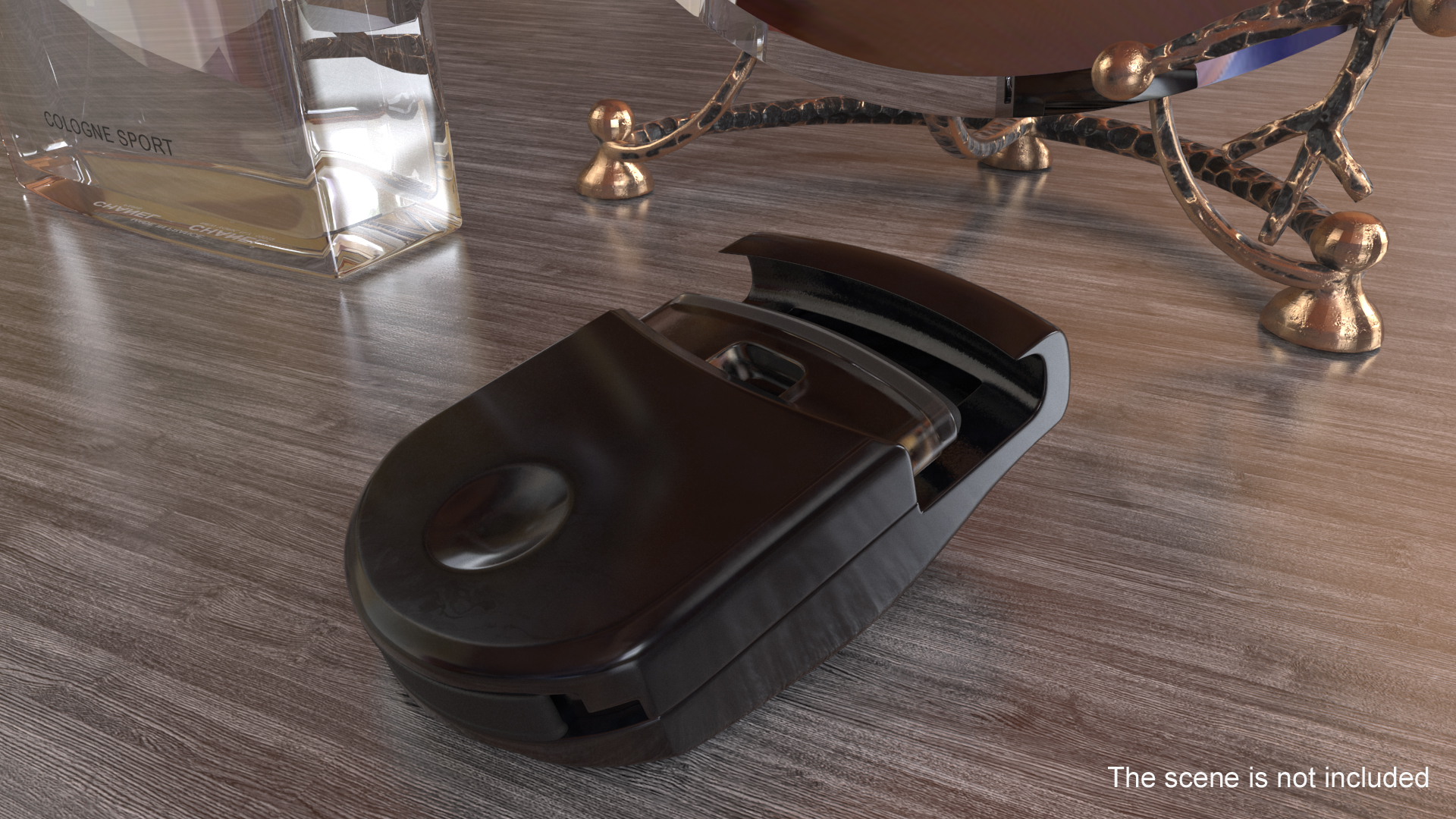 Travel Eyelash Curler Black 3D