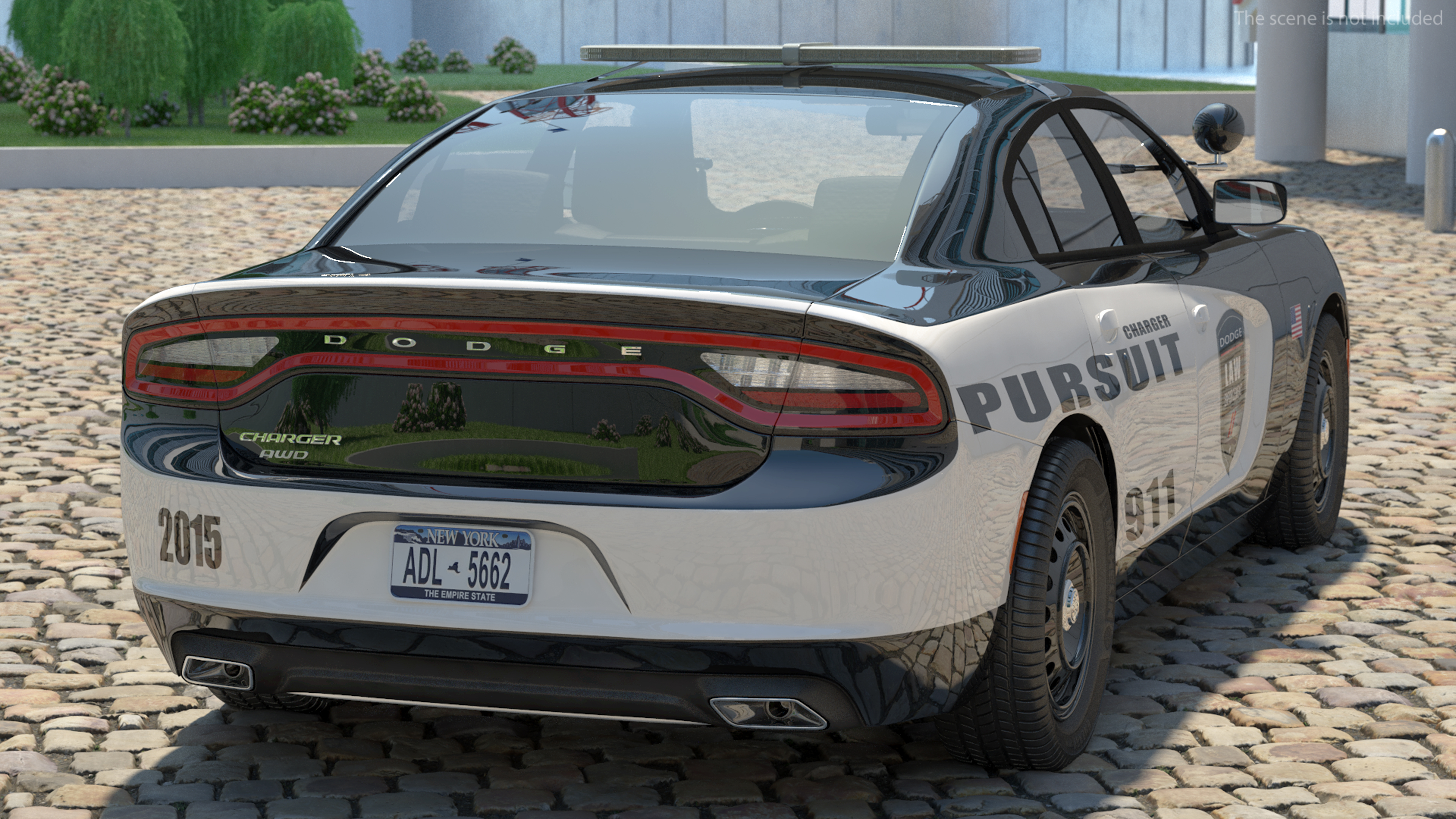 Dodge Charger Pursuit Police Car 2015 3D