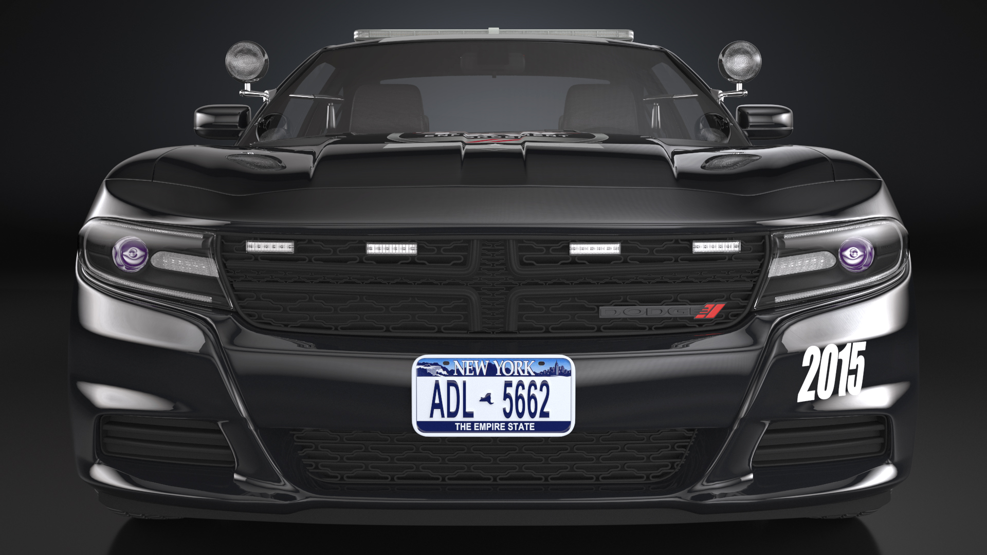 Dodge Charger Pursuit Police Car 2015 3D