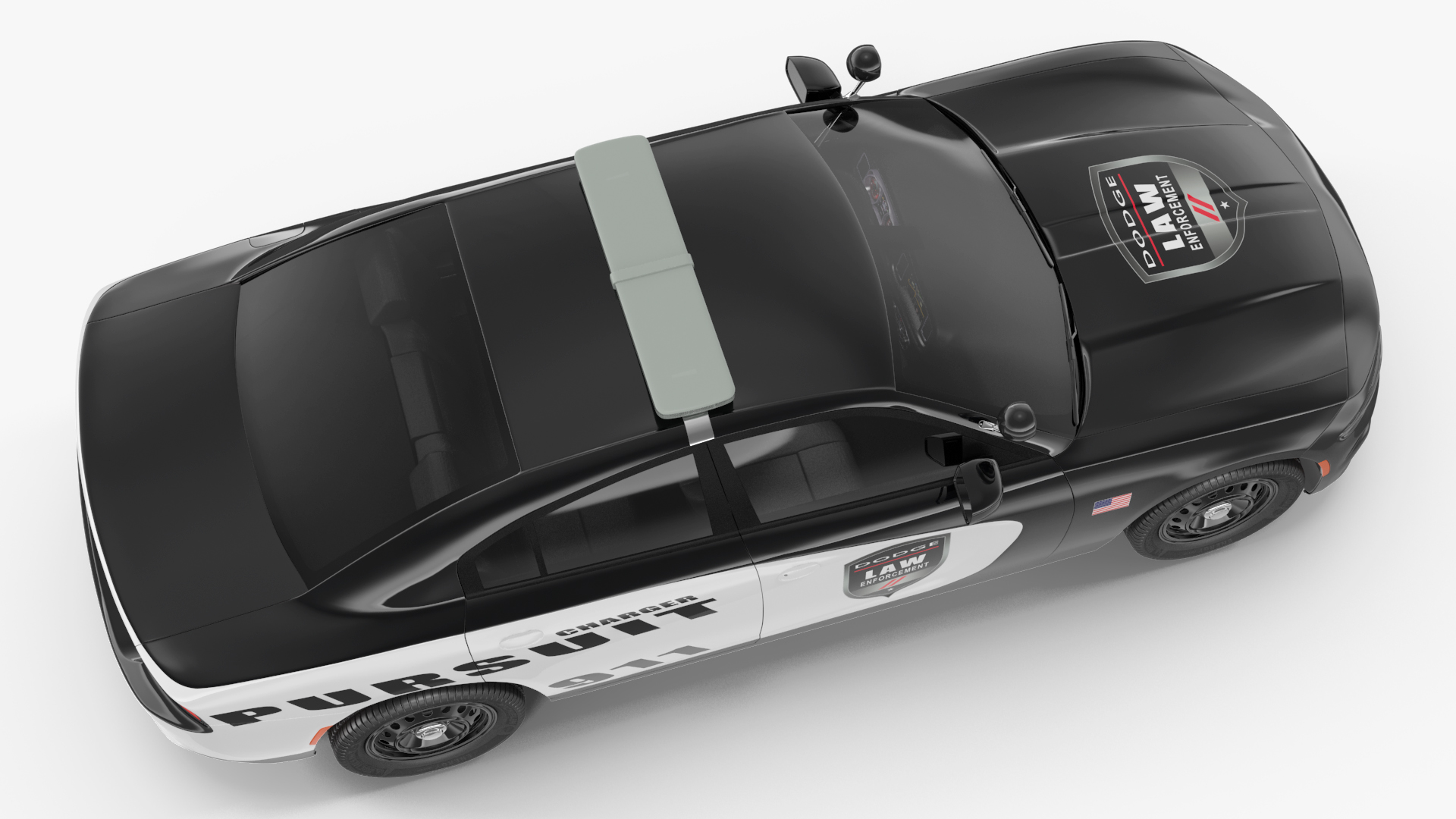 Dodge Charger Pursuit Police Car 2015 3D