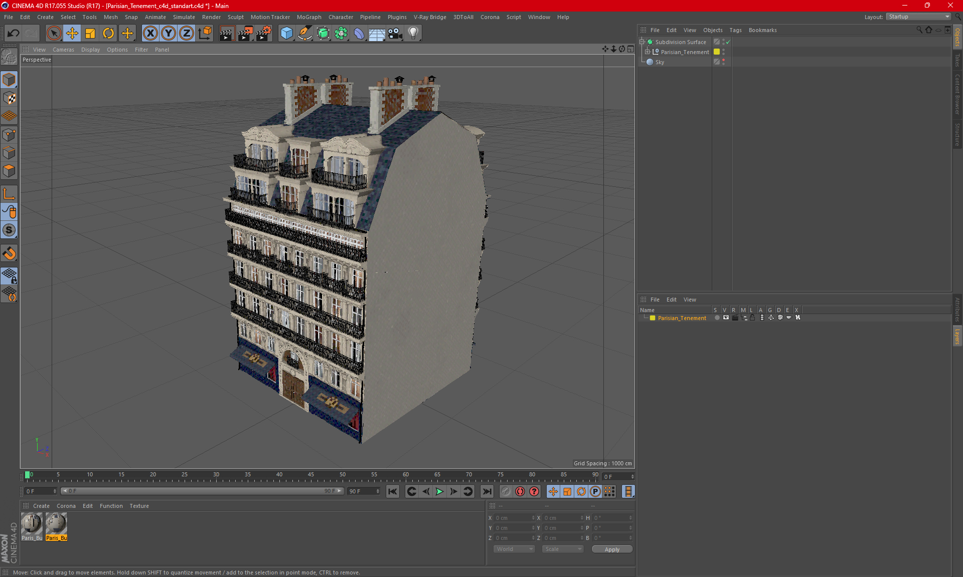Parisian Tenement 3D