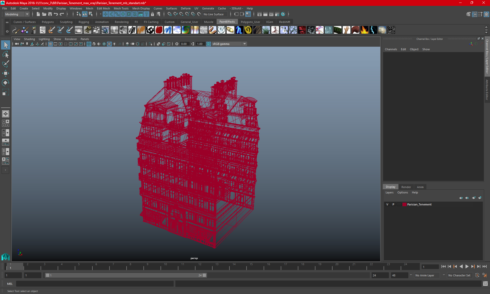 Parisian Tenement 3D