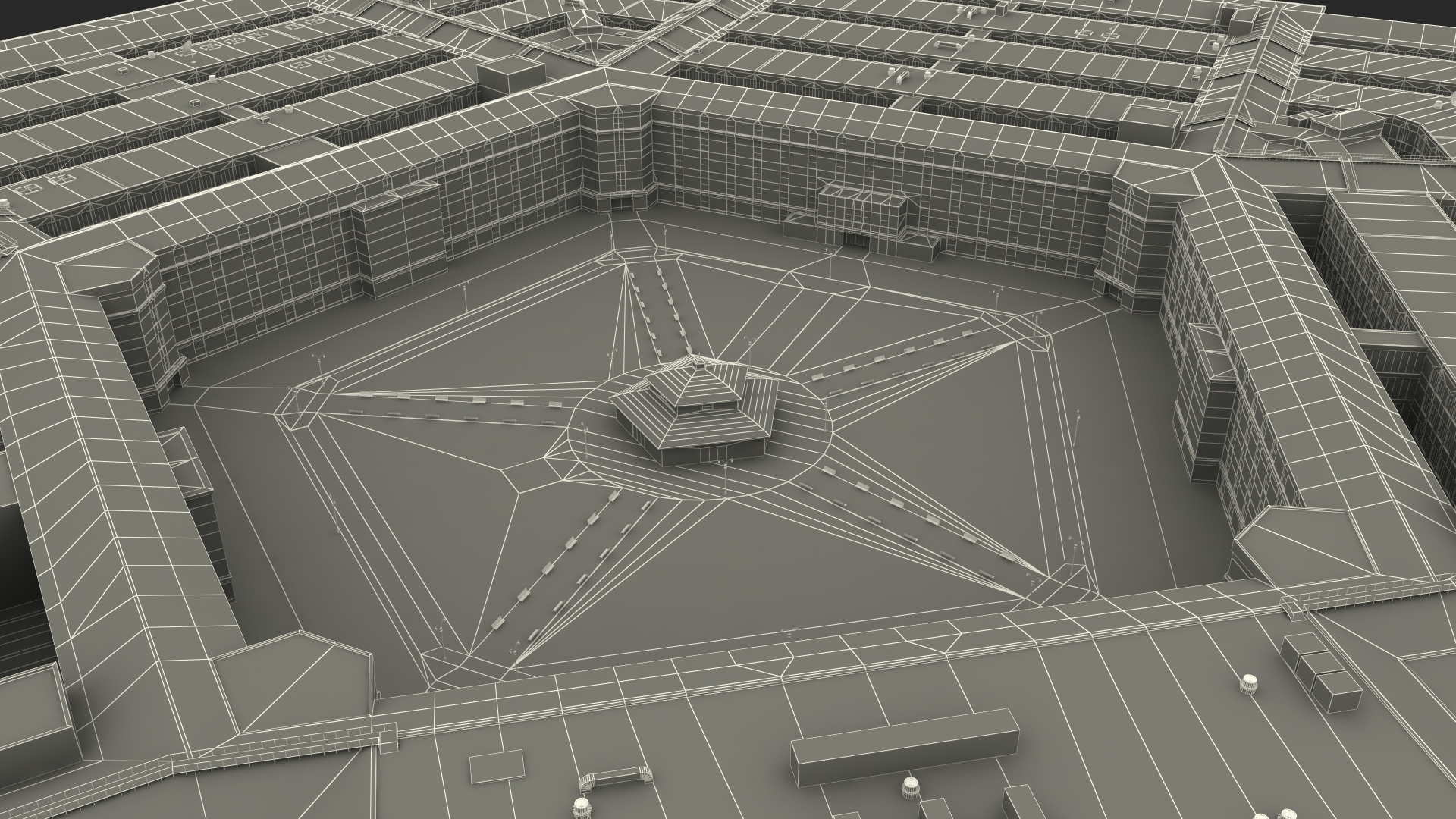3D The Pentagon Building