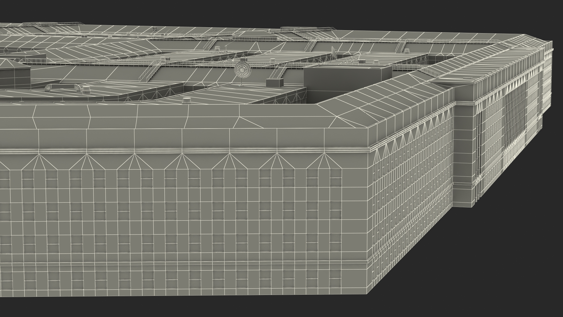 3D The Pentagon Building