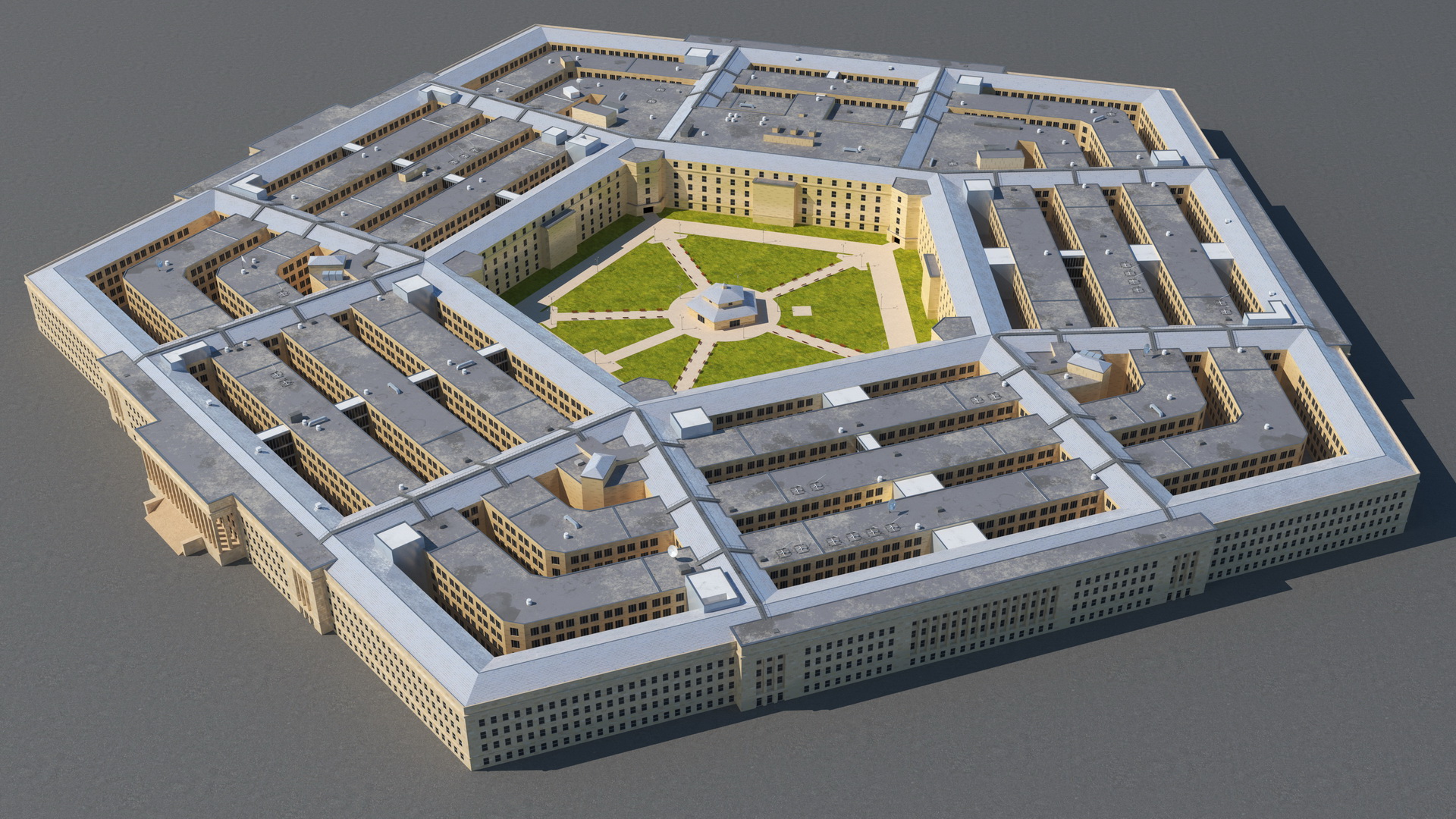 3D The Pentagon Building