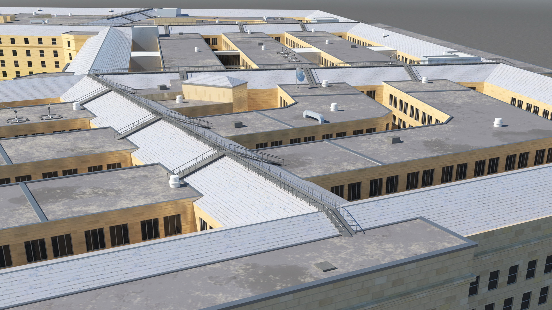3D The Pentagon Building