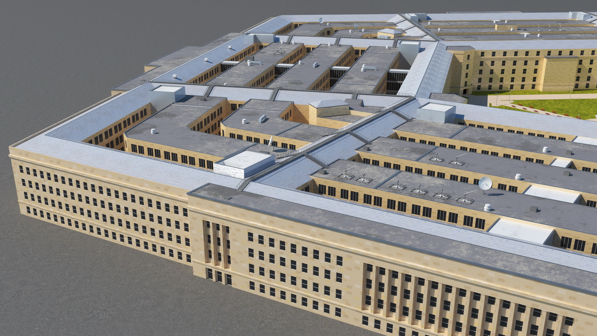 3D The Pentagon Building