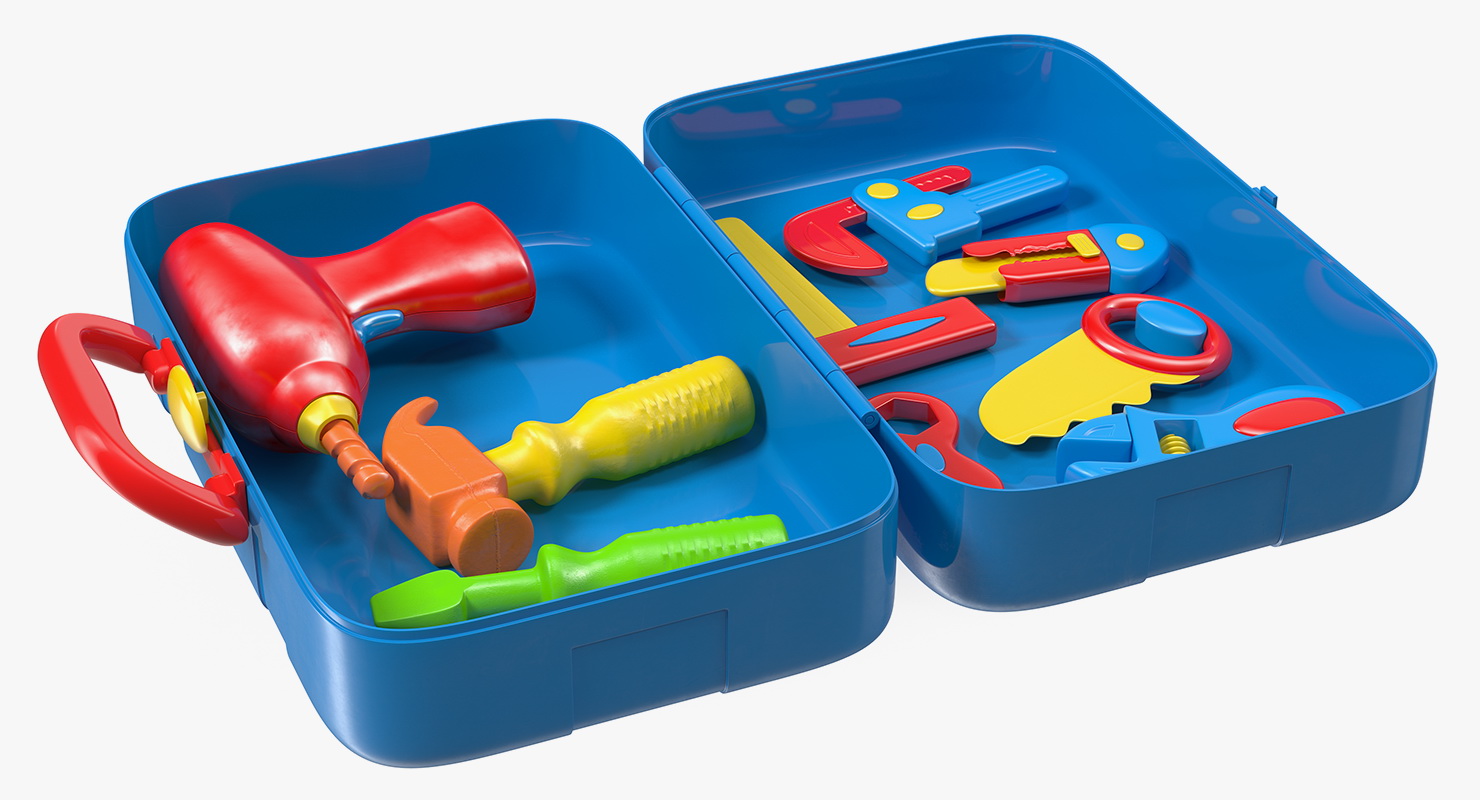 Toy Tools Box Set 3D