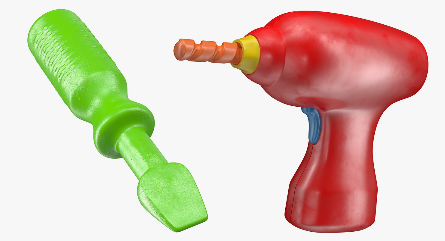 Toy Tools Box Set 3D