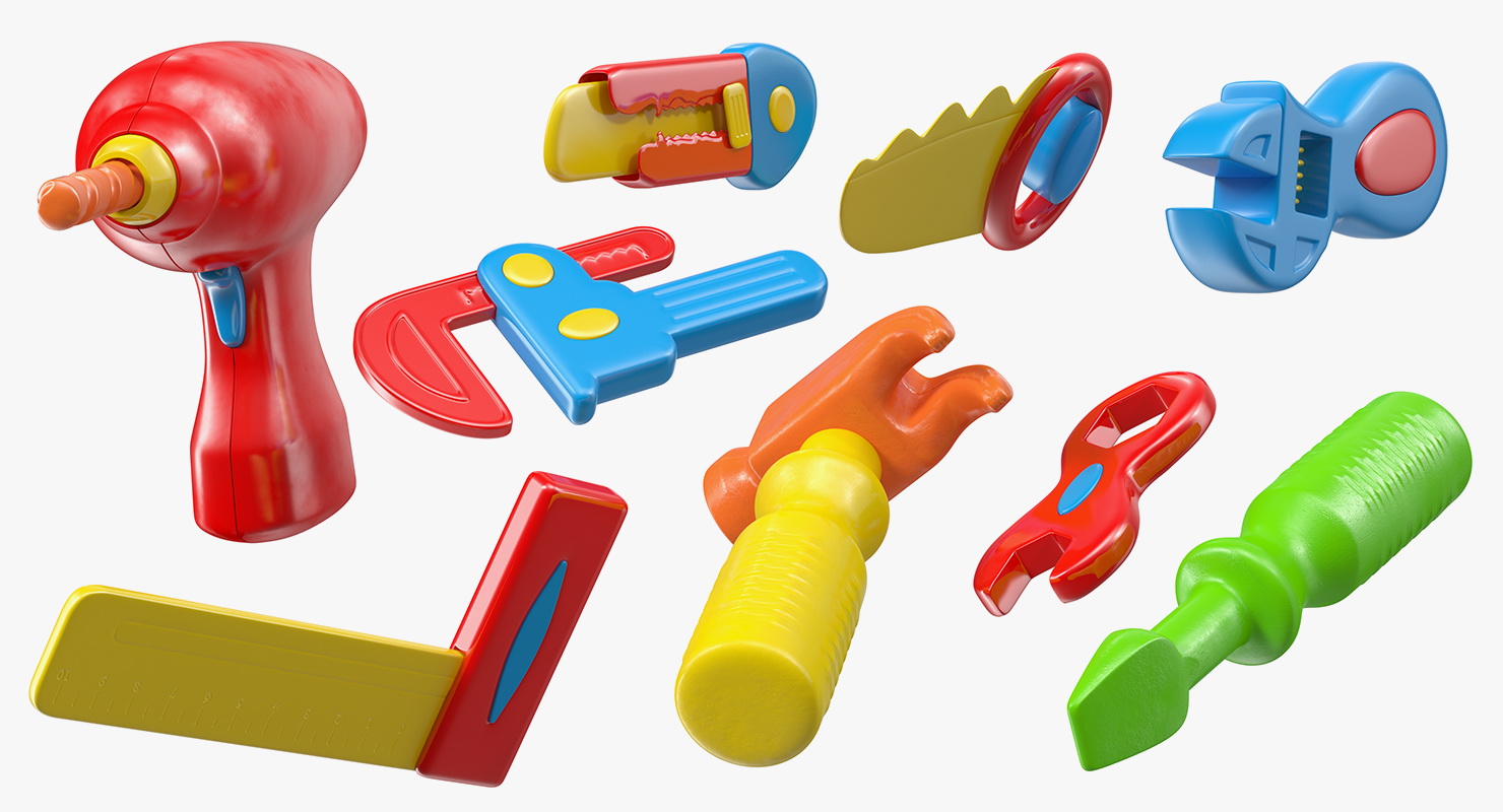 Toy Tools Box Set 3D