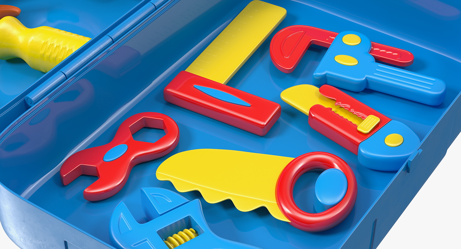 Toy Tools Box Set 3D