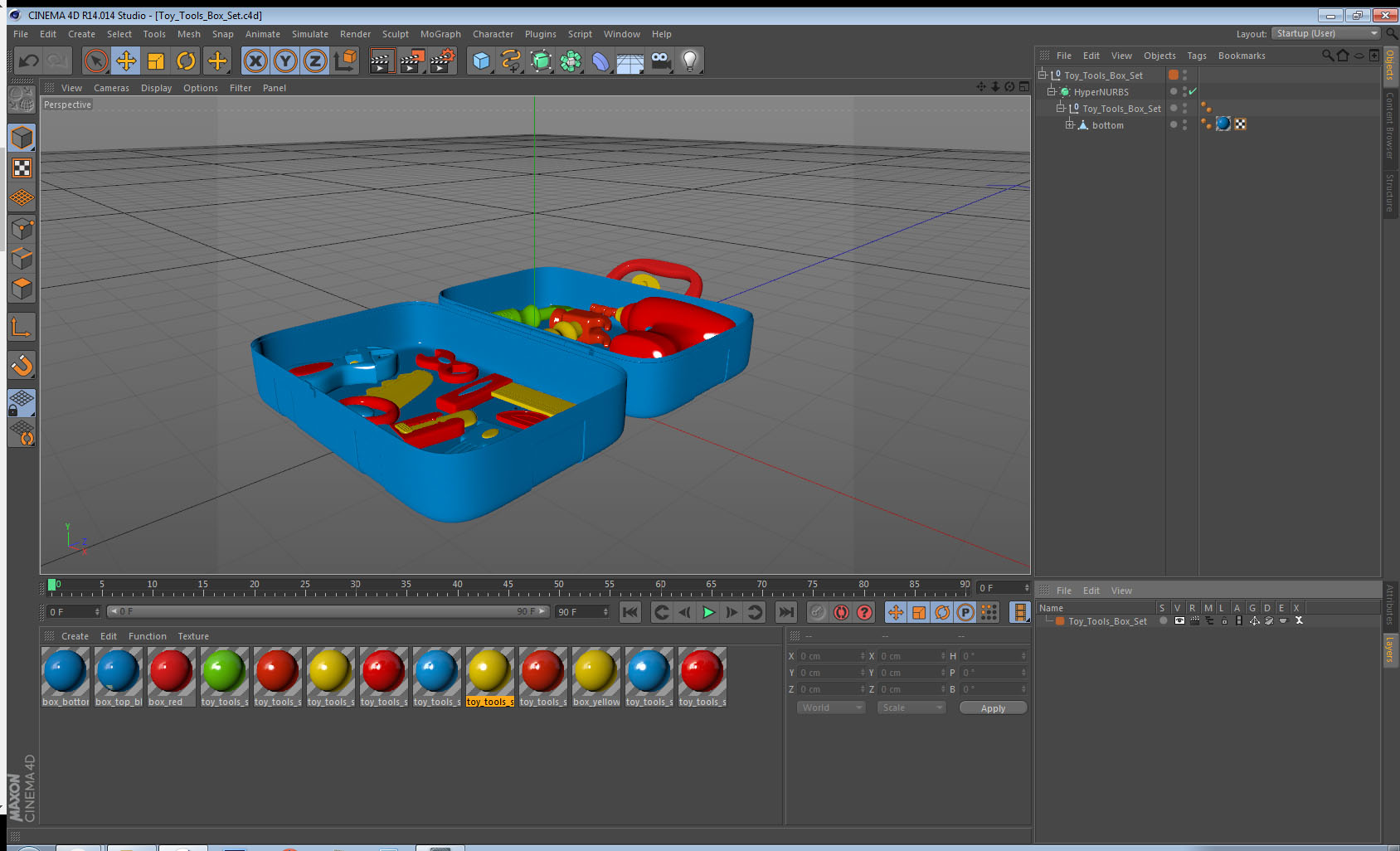 Toy Tools Box Set 3D