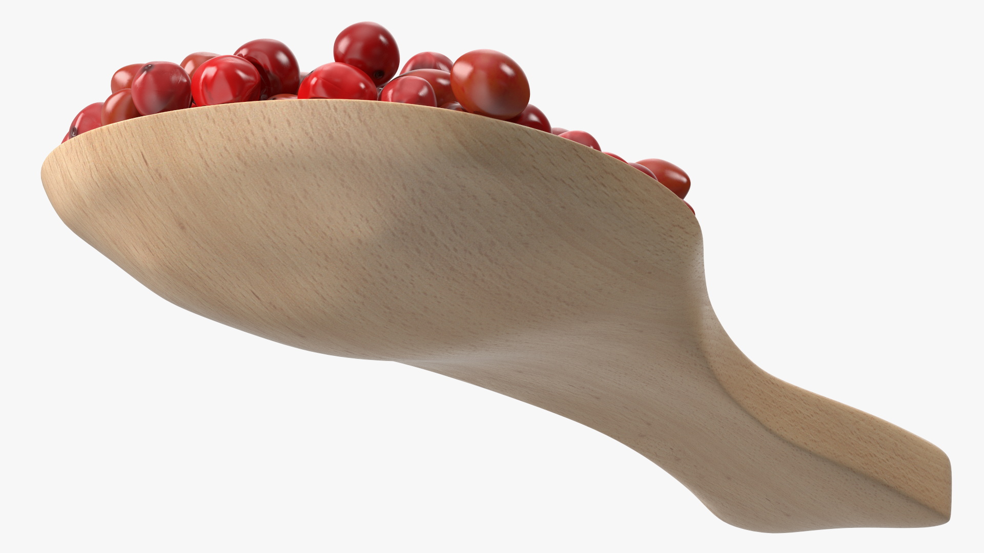 Spoon of Red Dried Peppercorn 3D model