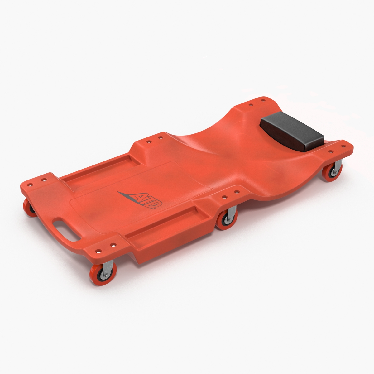 Car Creeper 3D Model, view 3