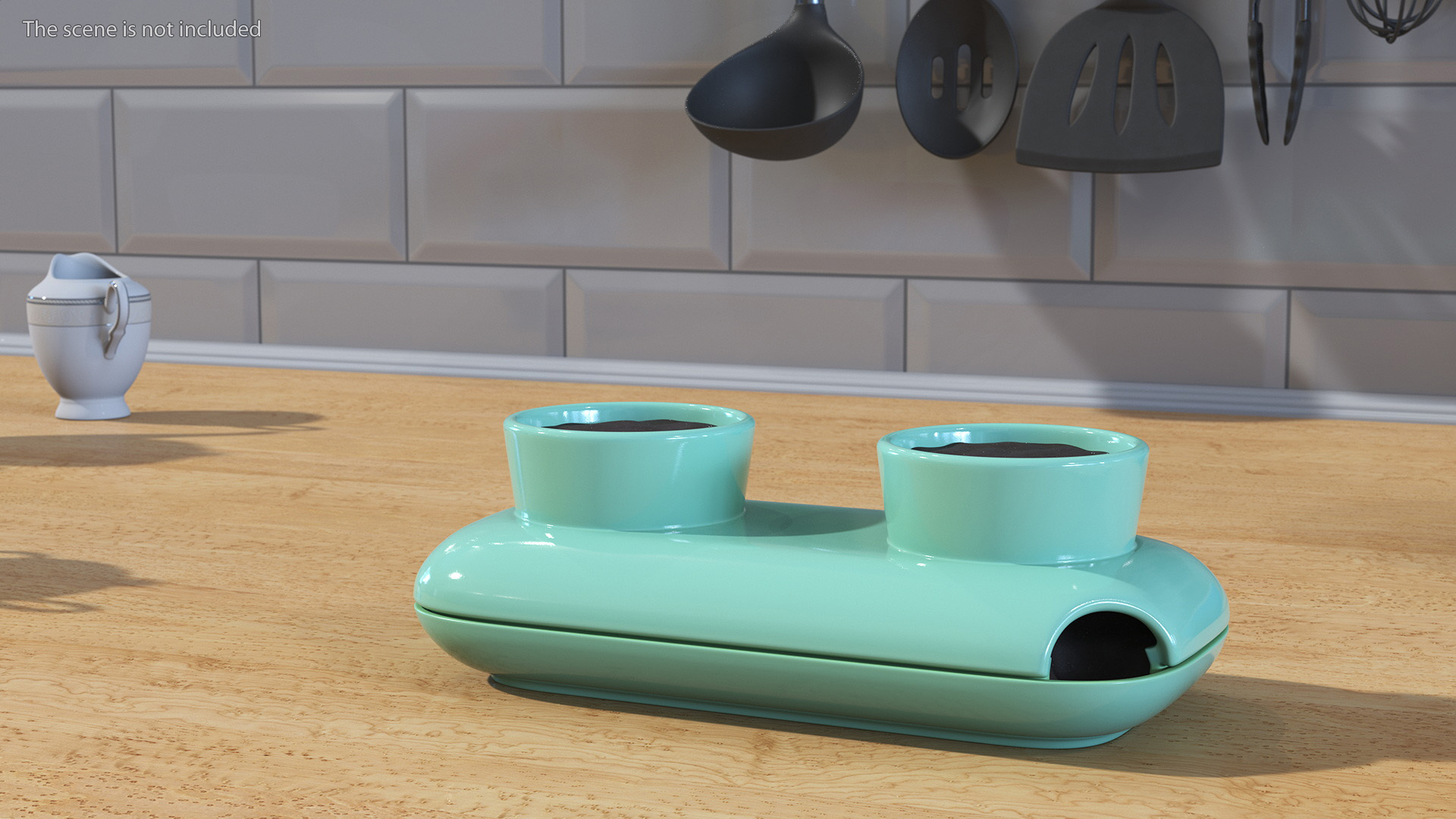 3D model Double Herb Pot Sagaform Green