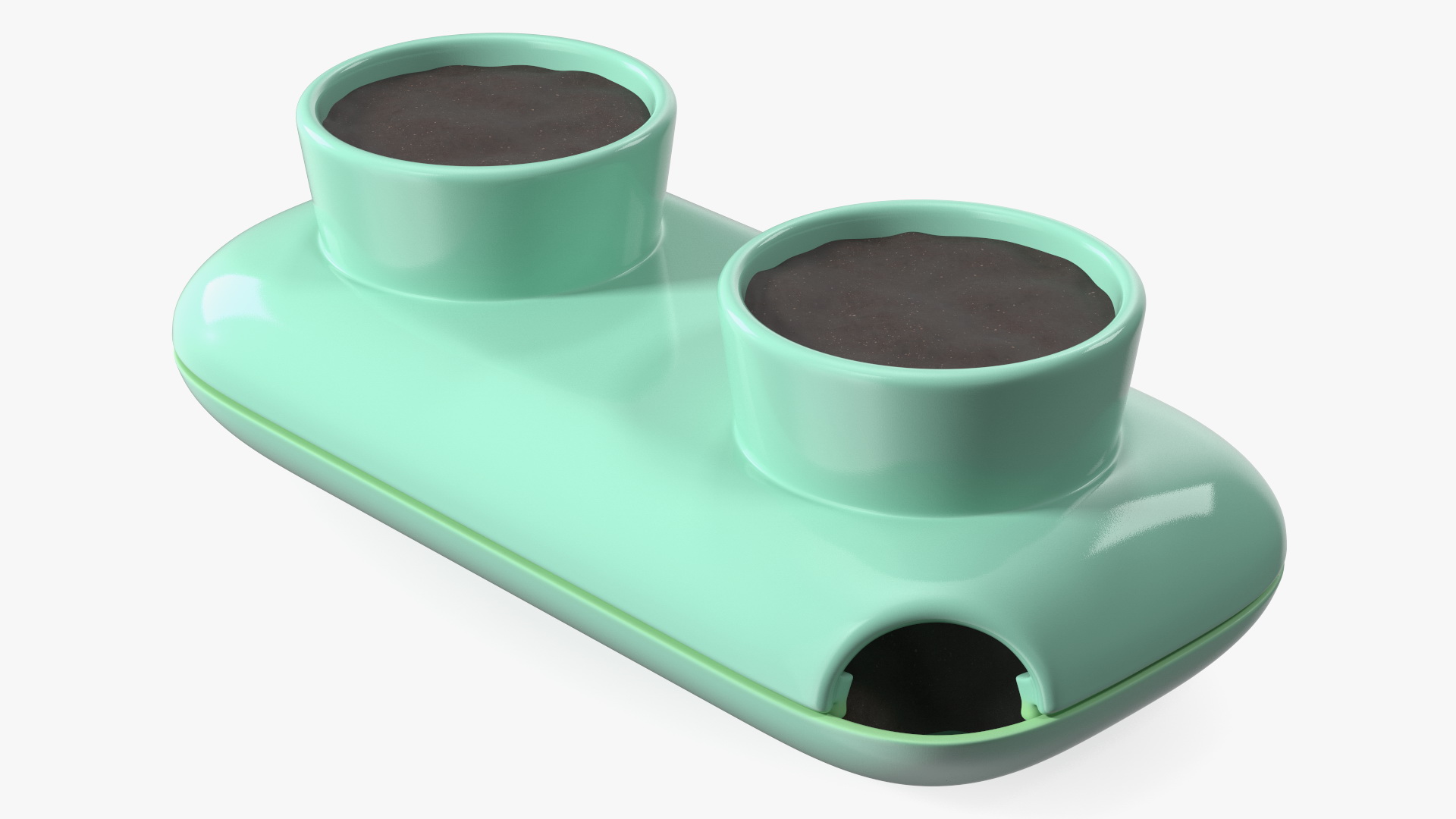 3D model Double Herb Pot Sagaform Green