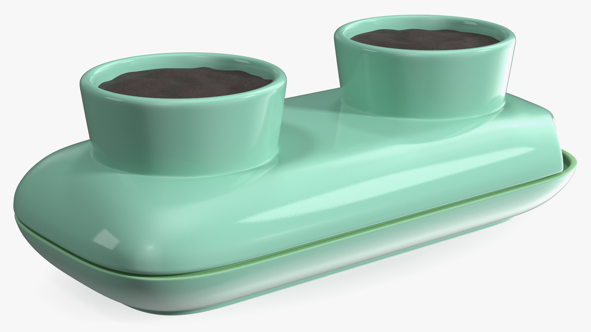 3D model Double Herb Pot Sagaform Green