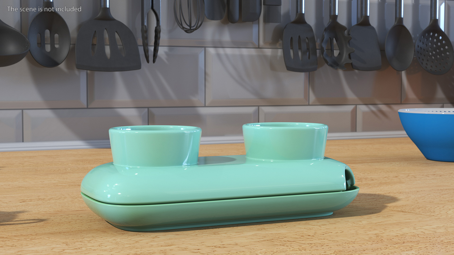 3D model Double Herb Pot Sagaform Green