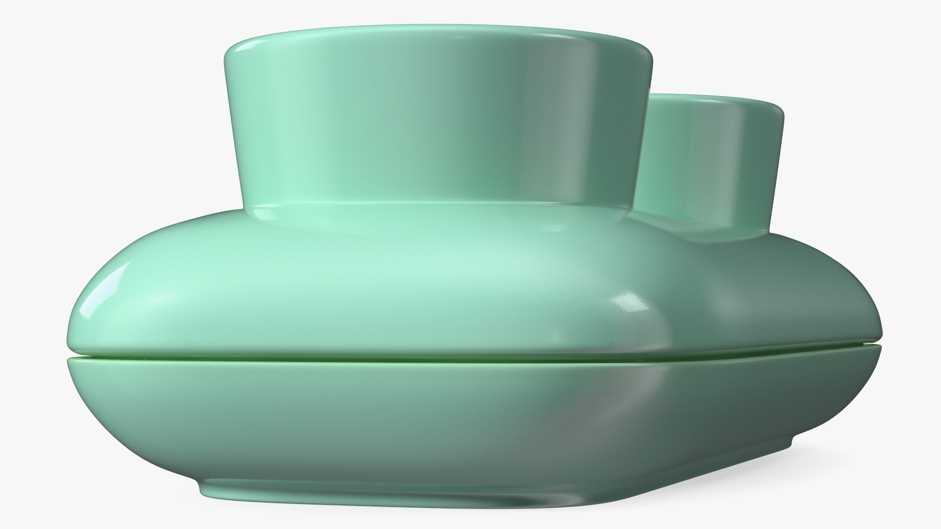 3D model Double Herb Pot Sagaform Green