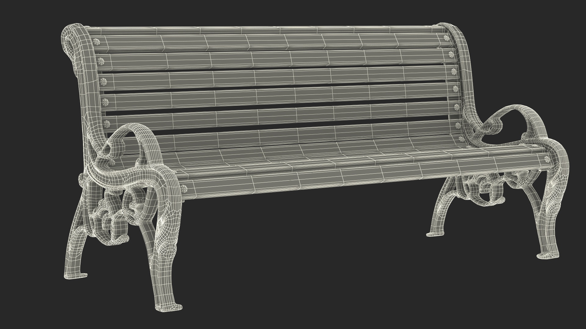 McDonalds Clown Bench Sitting Pose 3D model