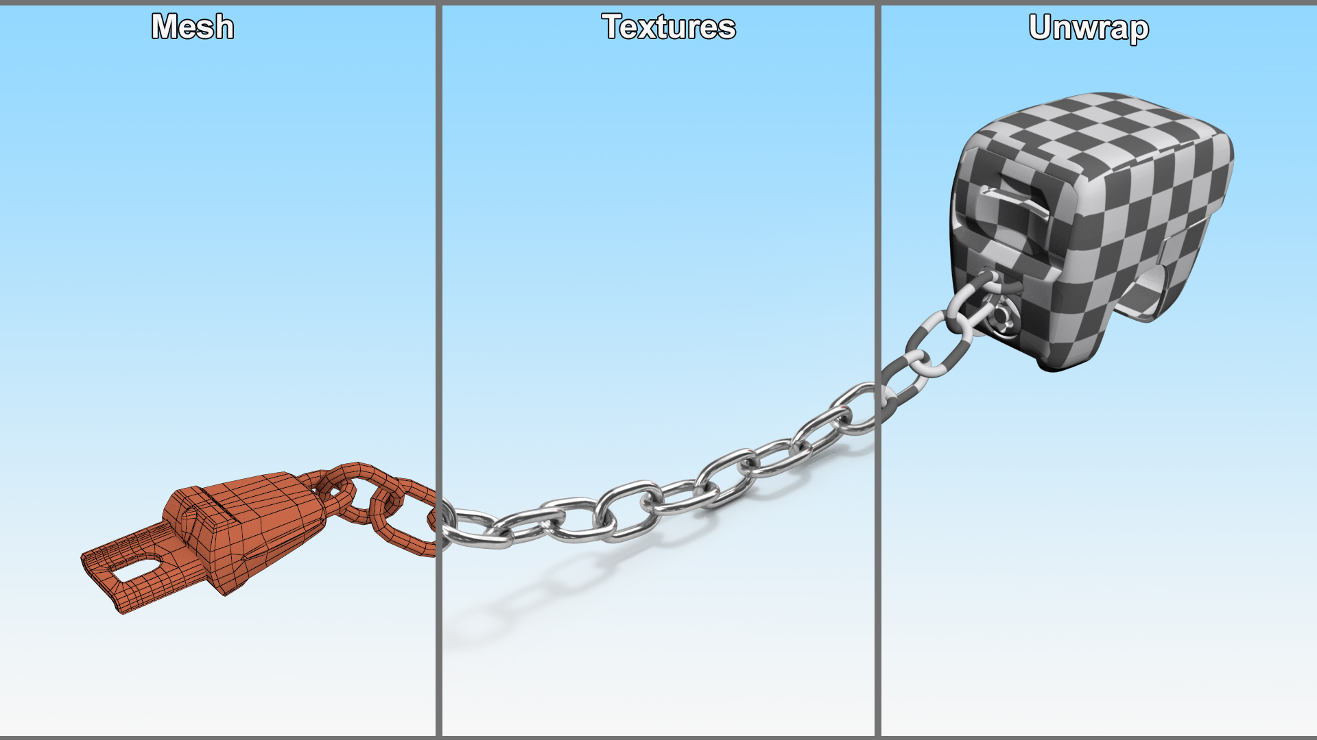 3D Anti Theft Shopping Cart Coin Lock System