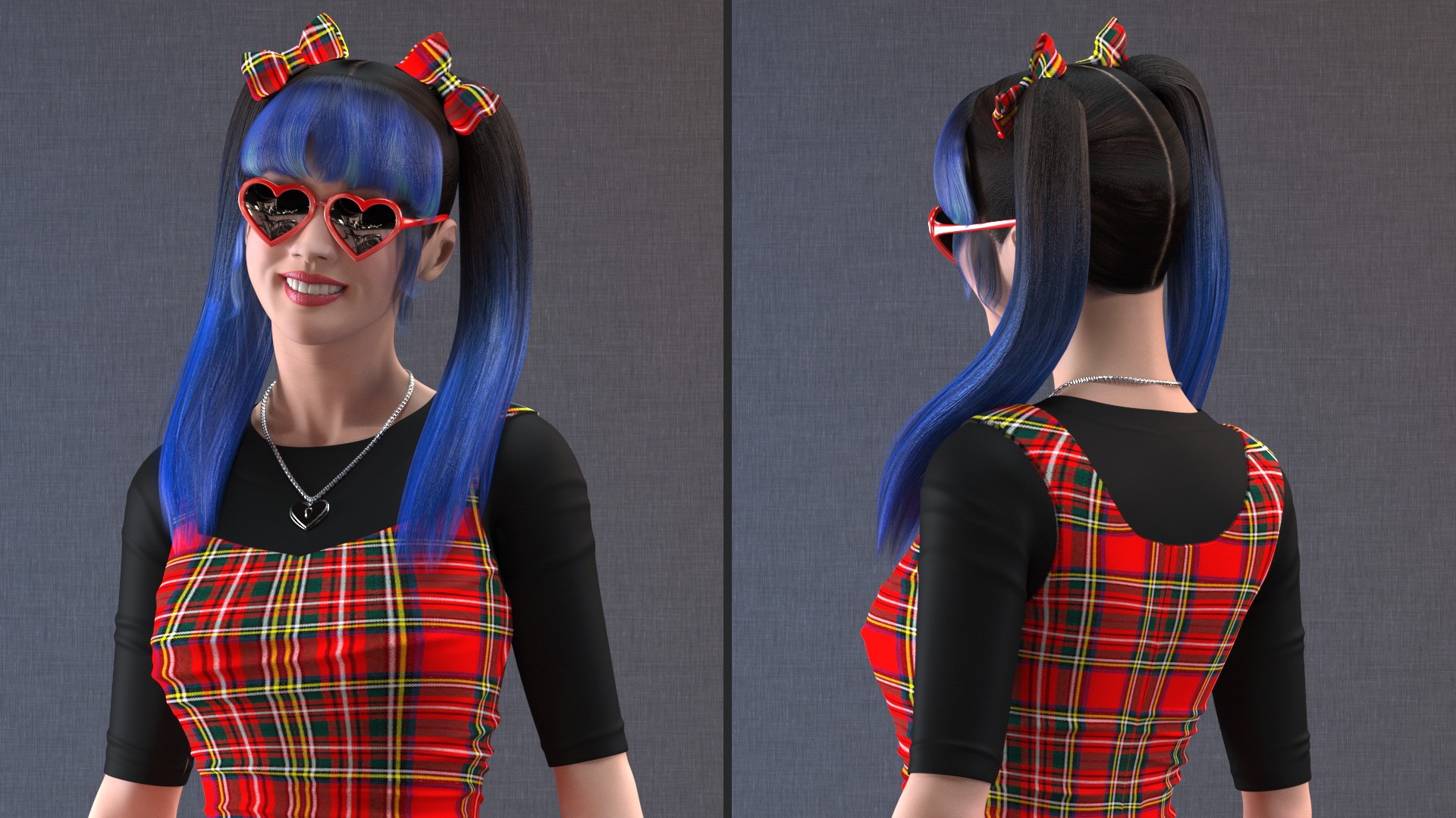 3D model Fashionable Chinese Woman