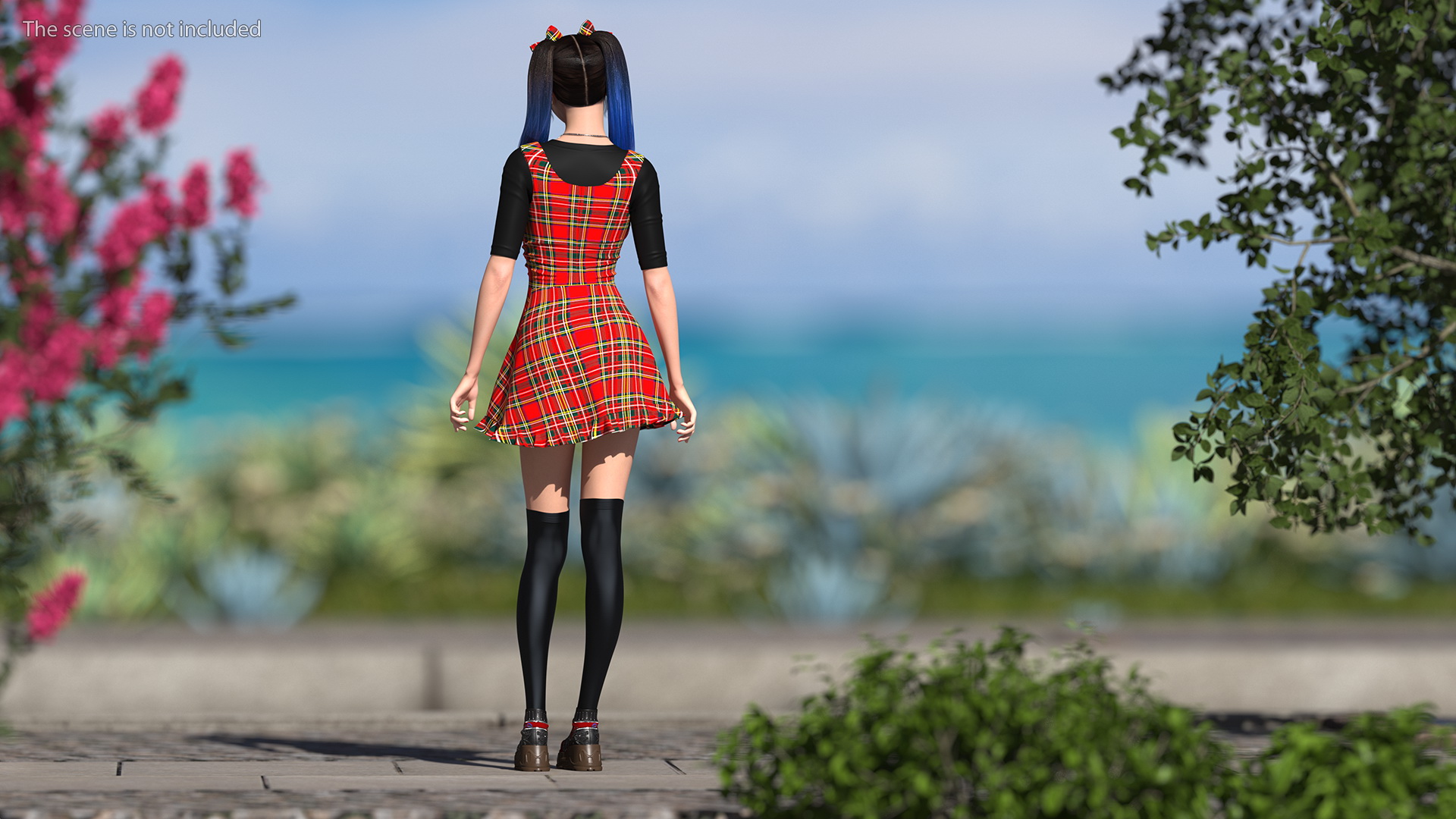3D model Fashionable Chinese Woman