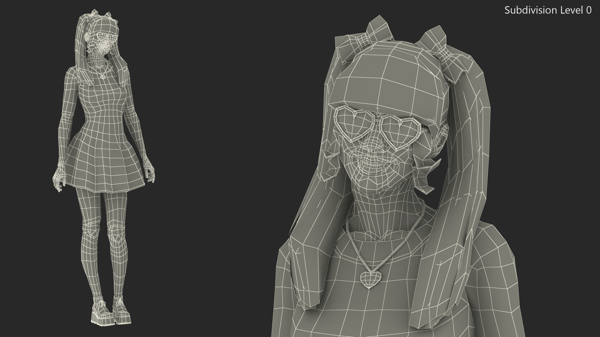 3D model Fashionable Chinese Woman