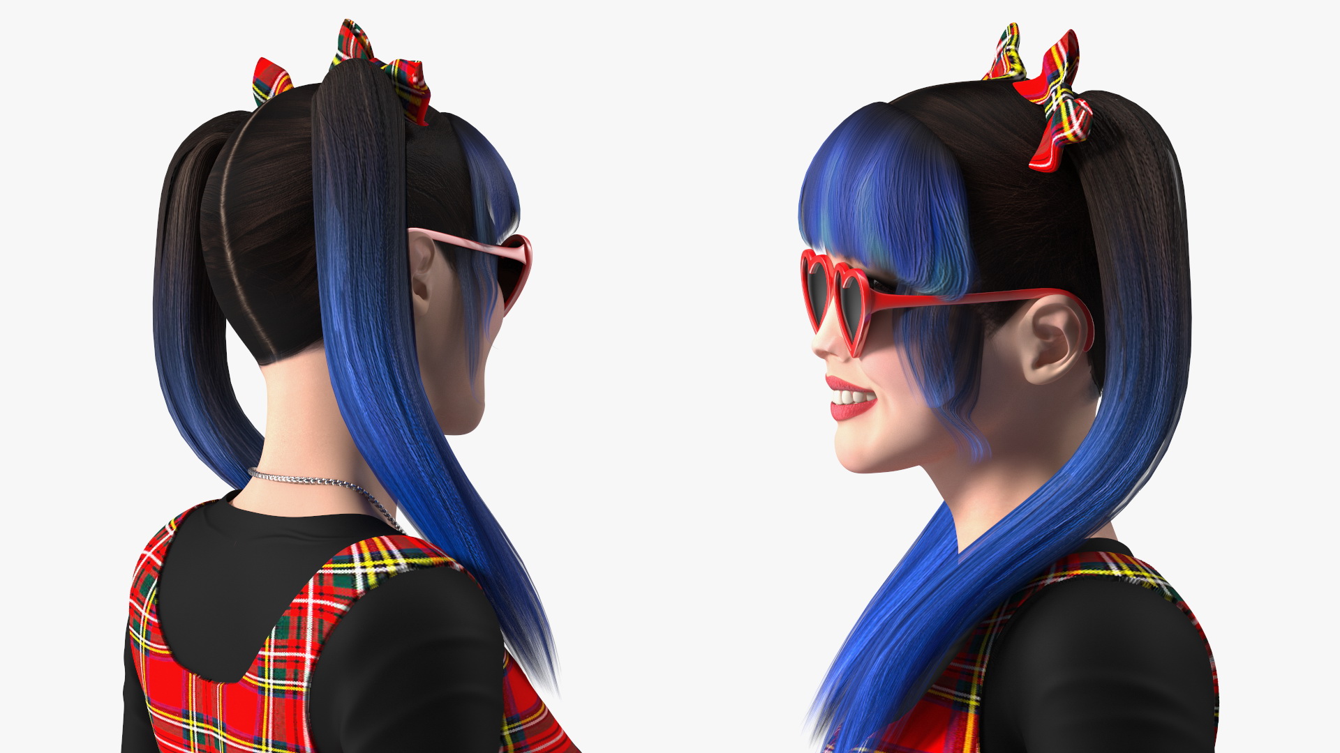 3D model Fashionable Chinese Woman