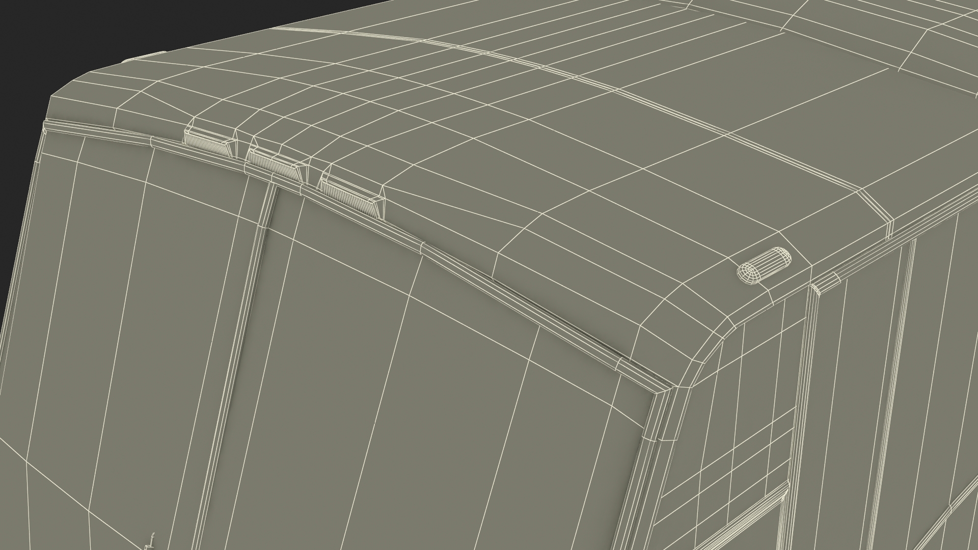 3D Charter Bus Rigged model