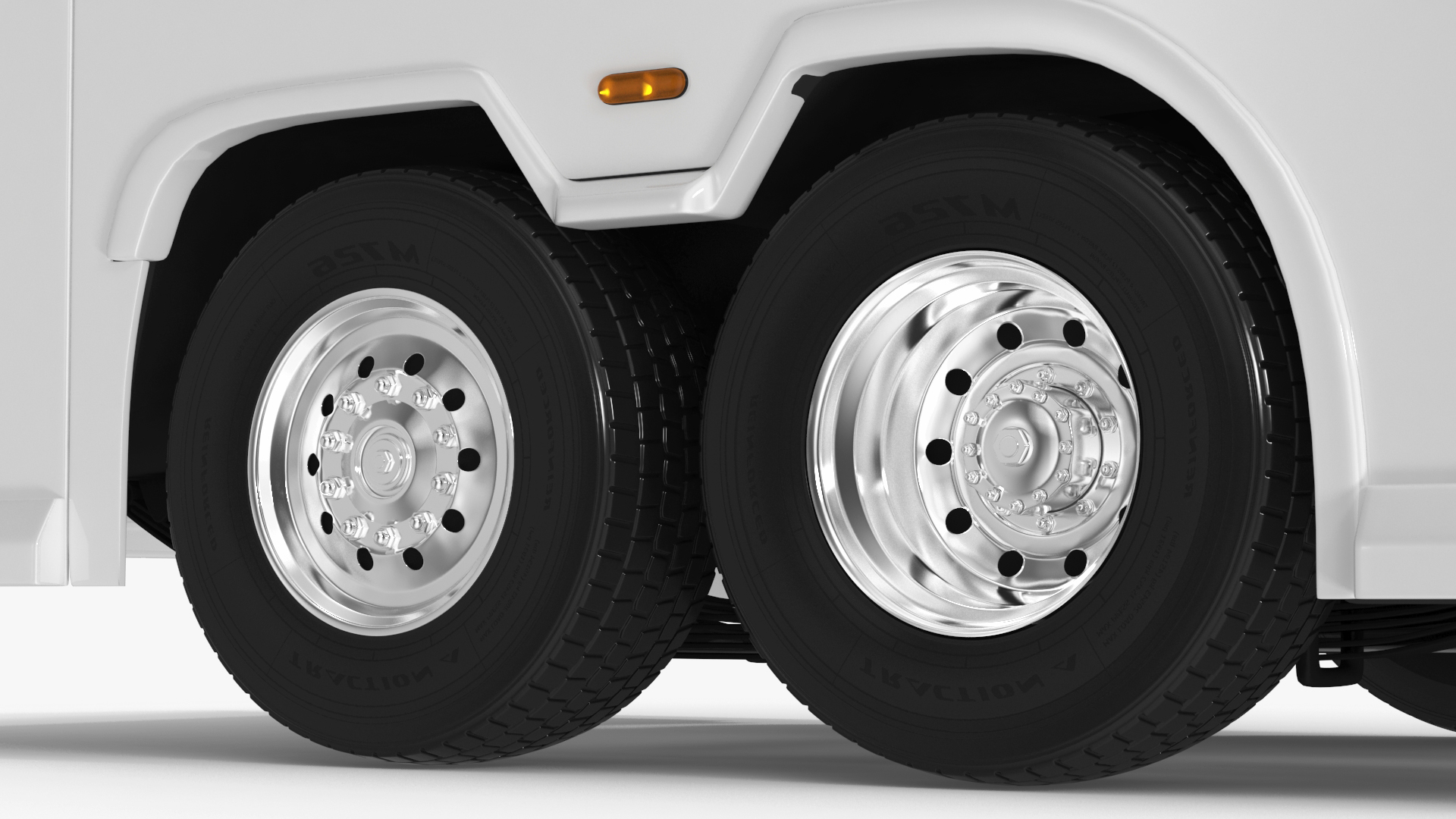 3D Charter Bus Rigged model