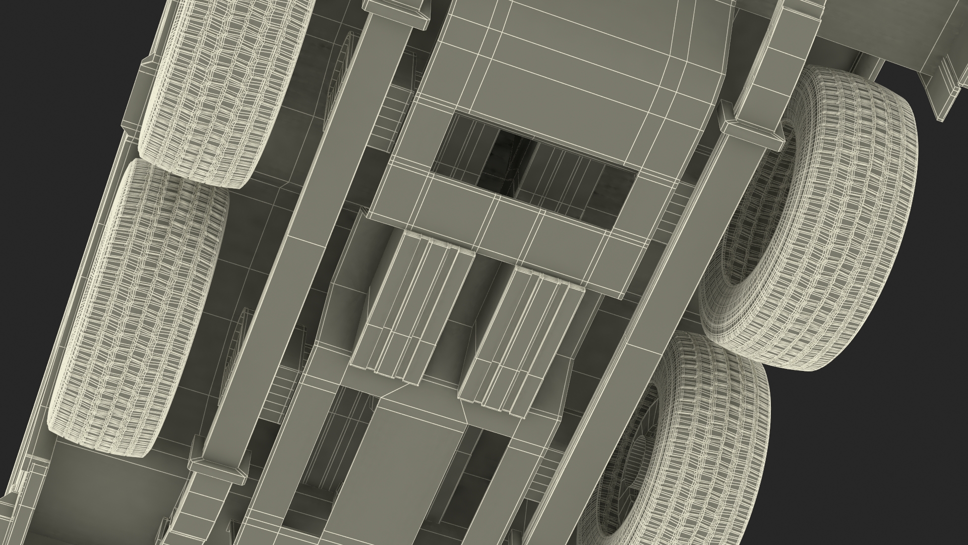 3D Charter Bus Rigged model