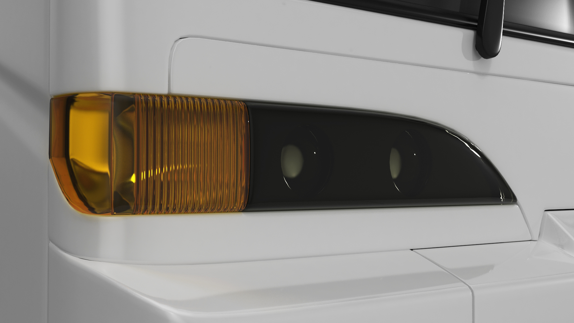 3D Charter Bus Rigged model