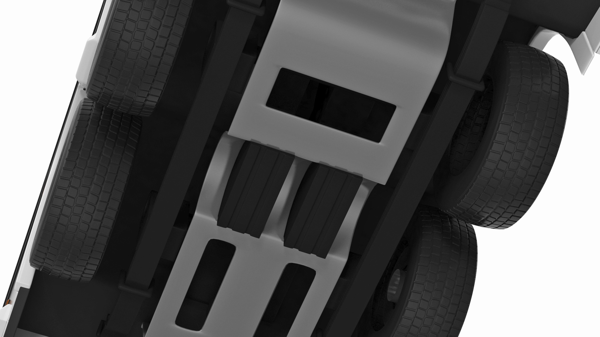 3D Charter Bus Rigged model
