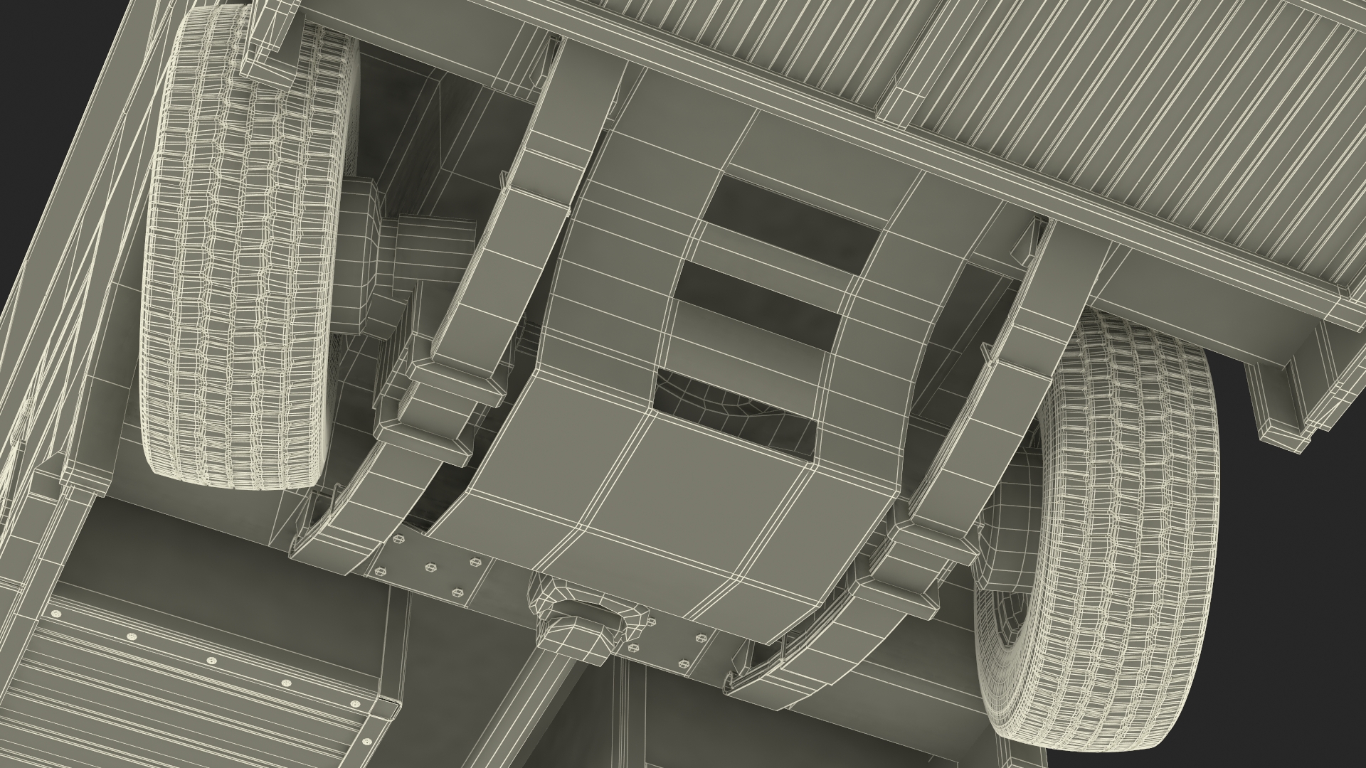 3D Charter Bus Rigged model