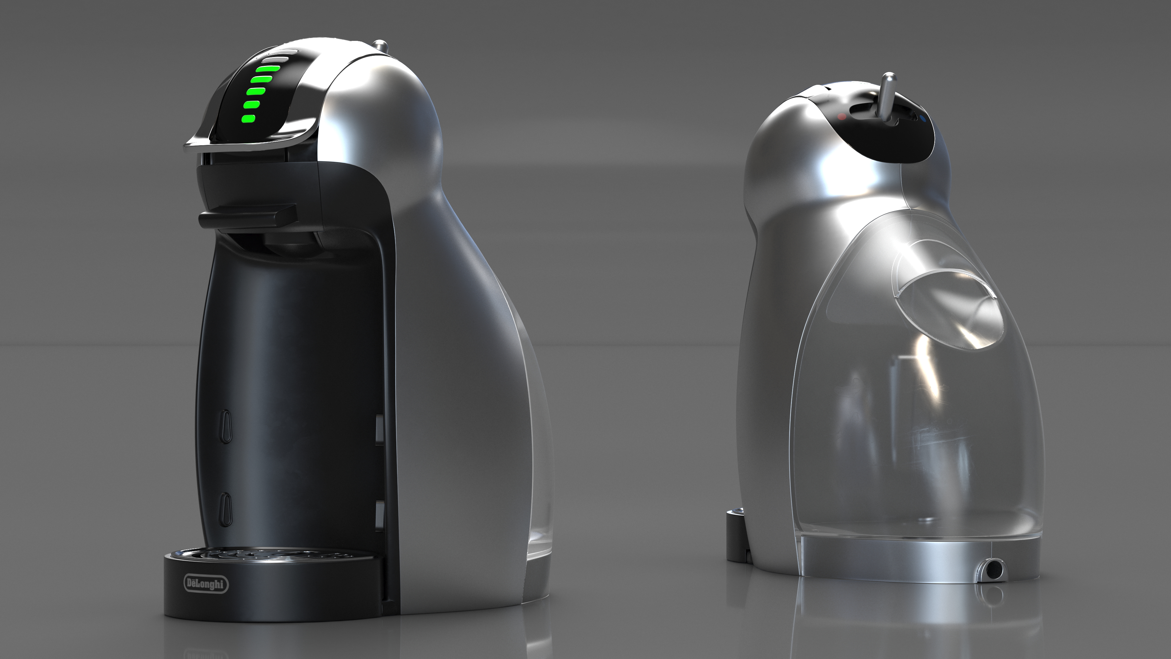3D Capsule Coffee Machine Dolce Gusto Rigged