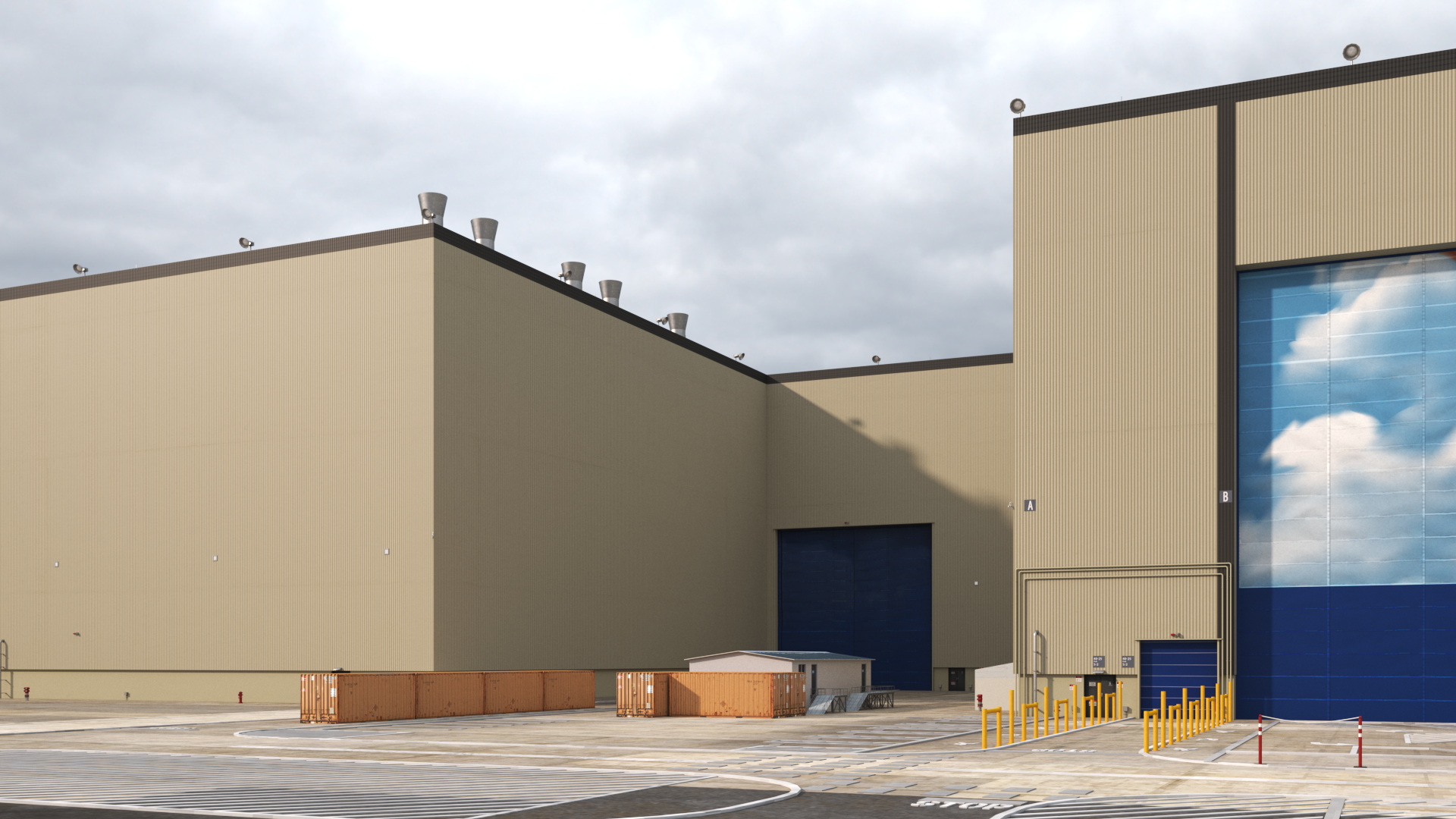 Boeing Everett Factory 3D