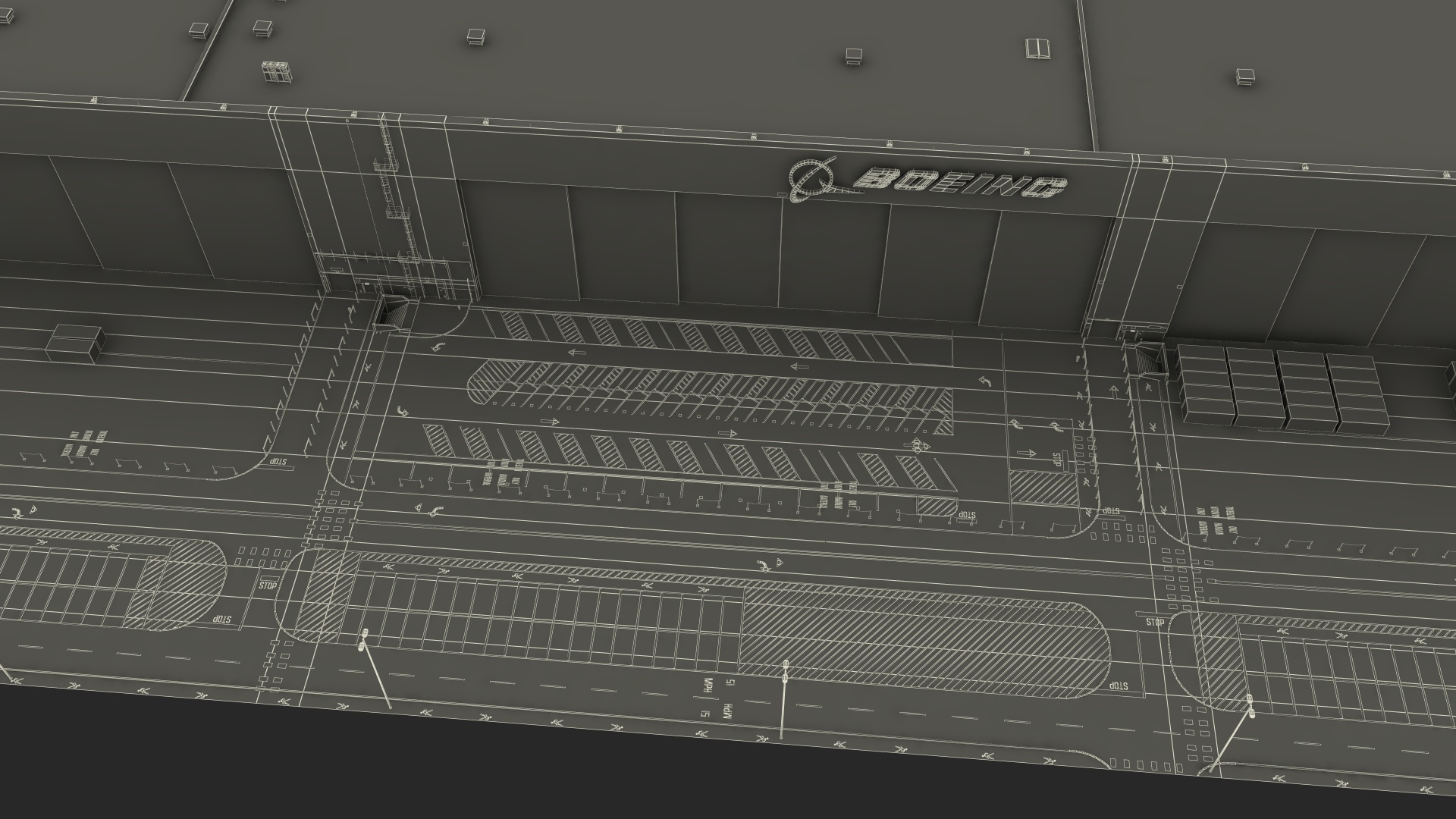 Boeing Everett Factory 3D