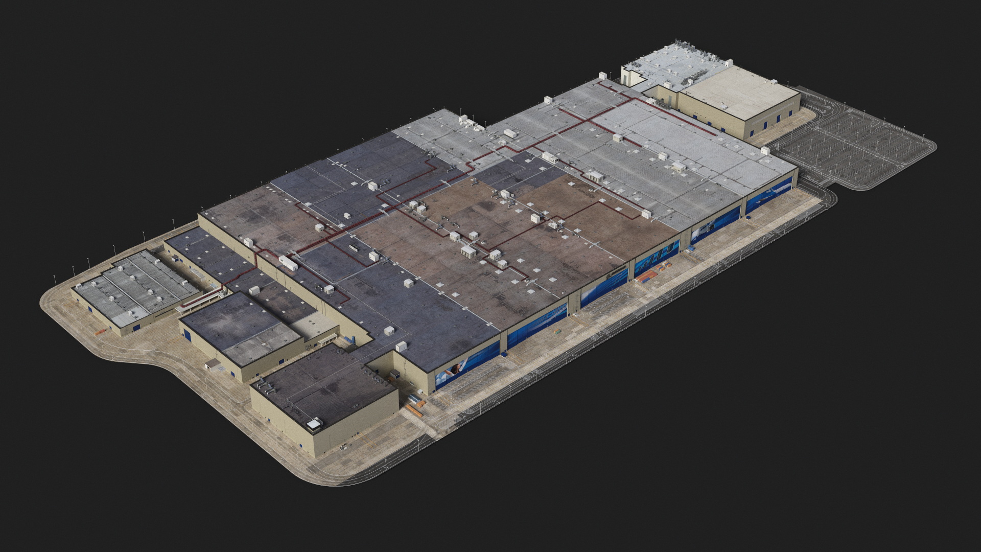 Boeing Everett Factory 3D