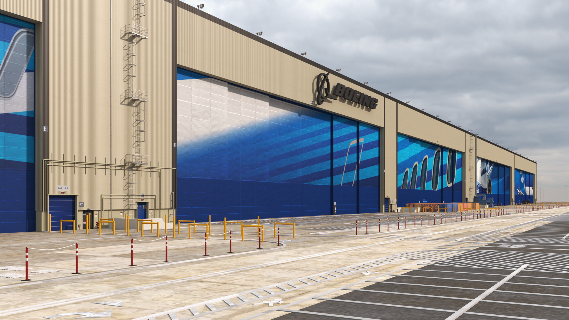 Boeing Everett Factory 3D