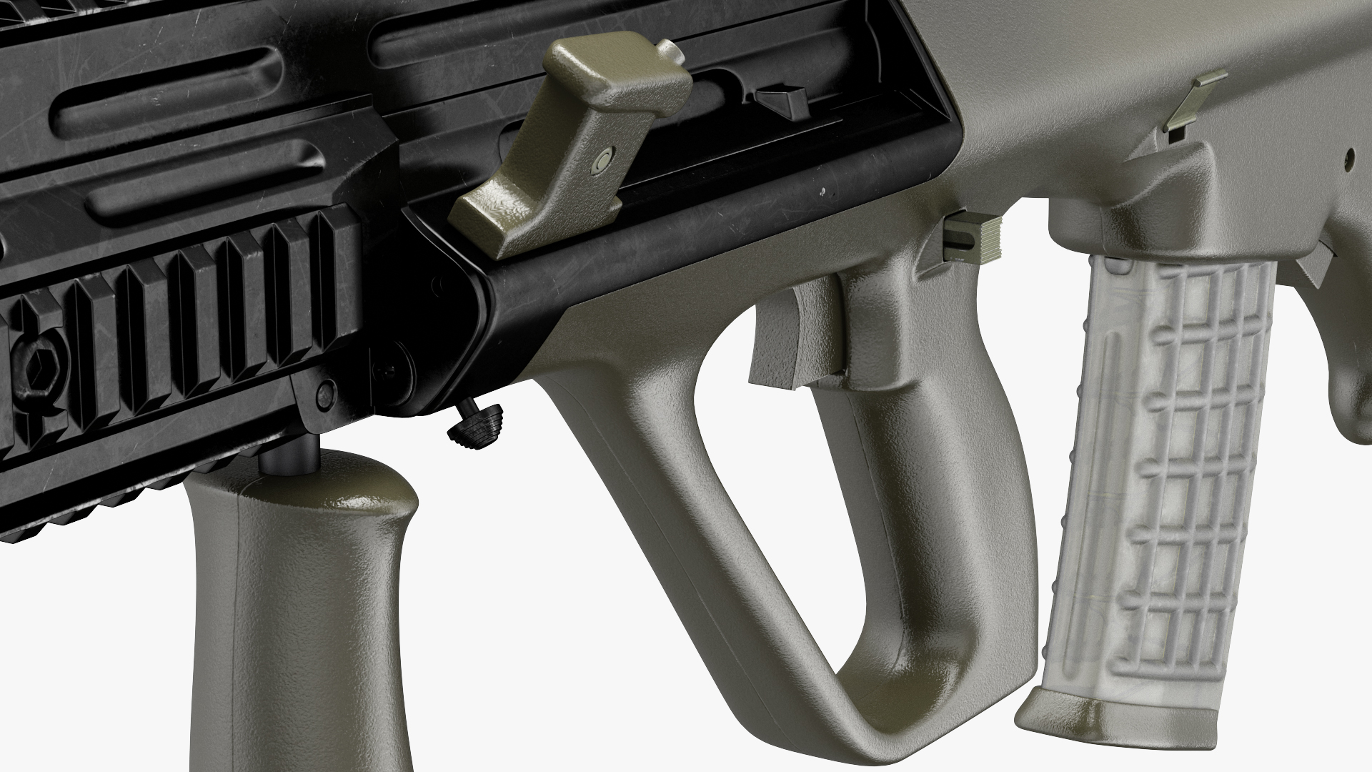 3D Bullpup Steyr AUG with Thermal Scope Trijicon M300W