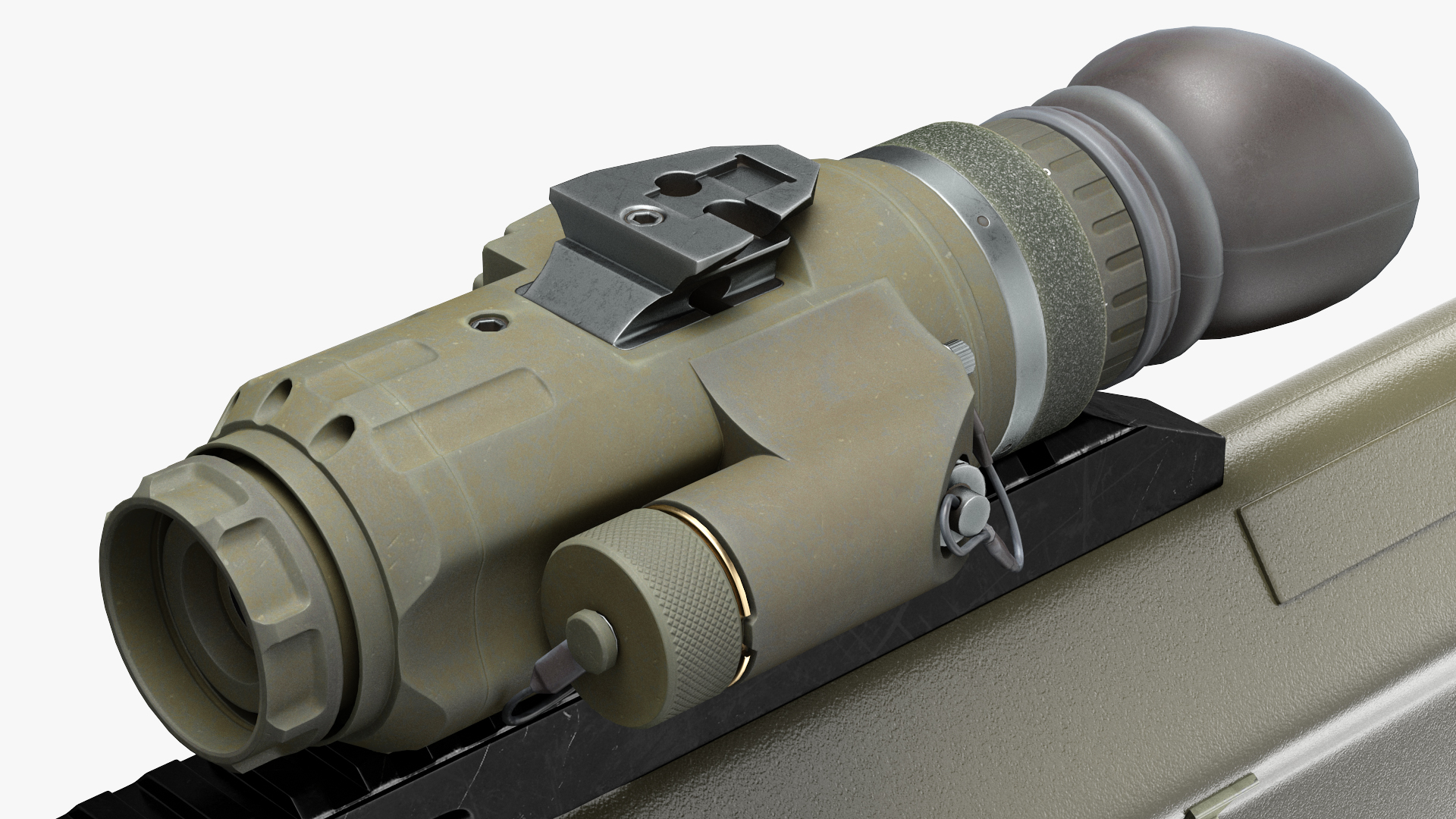 3D Bullpup Steyr AUG with Thermal Scope Trijicon M300W
